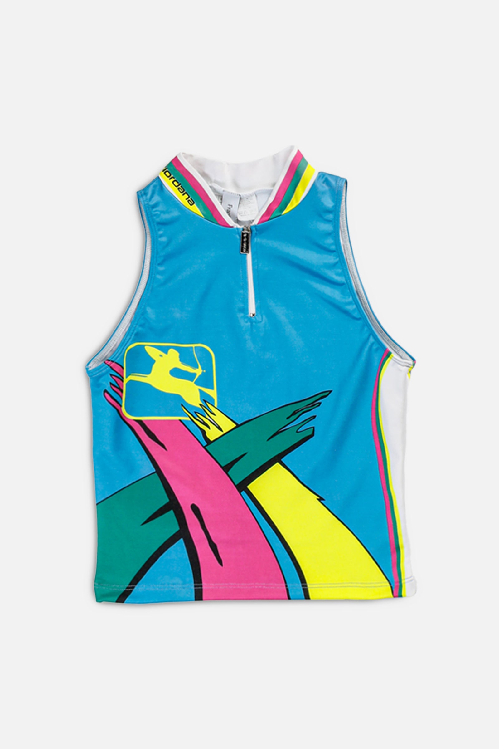 Rework Cycling Tank - S-TOPS-vendor-unknown-S-Frankie Collective Rare Vintage Streetwear Reworks