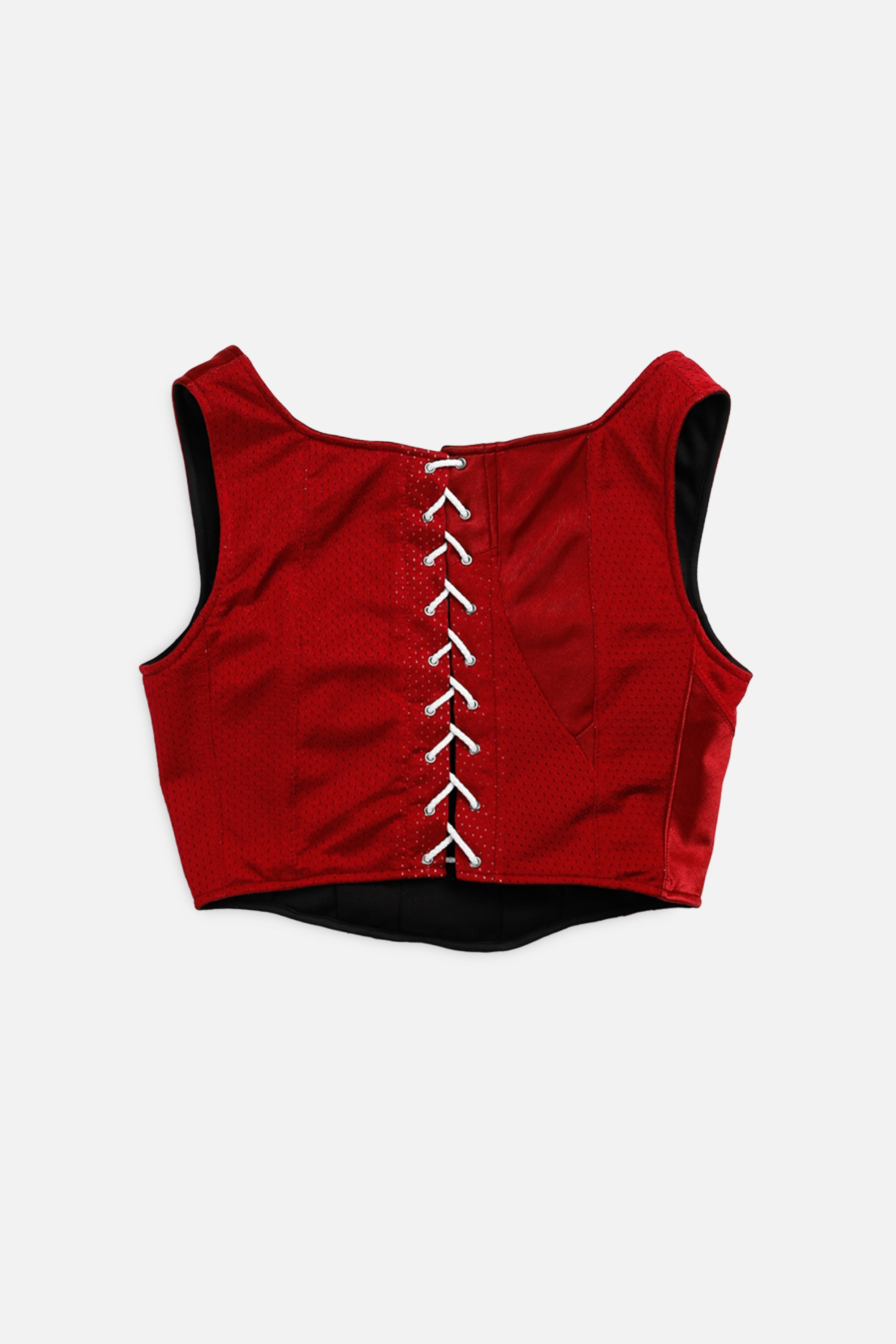 Rework Football Corset - M-TOPS-Russell-M-Frankie Collective Rare Vintage Streetwear Reworks