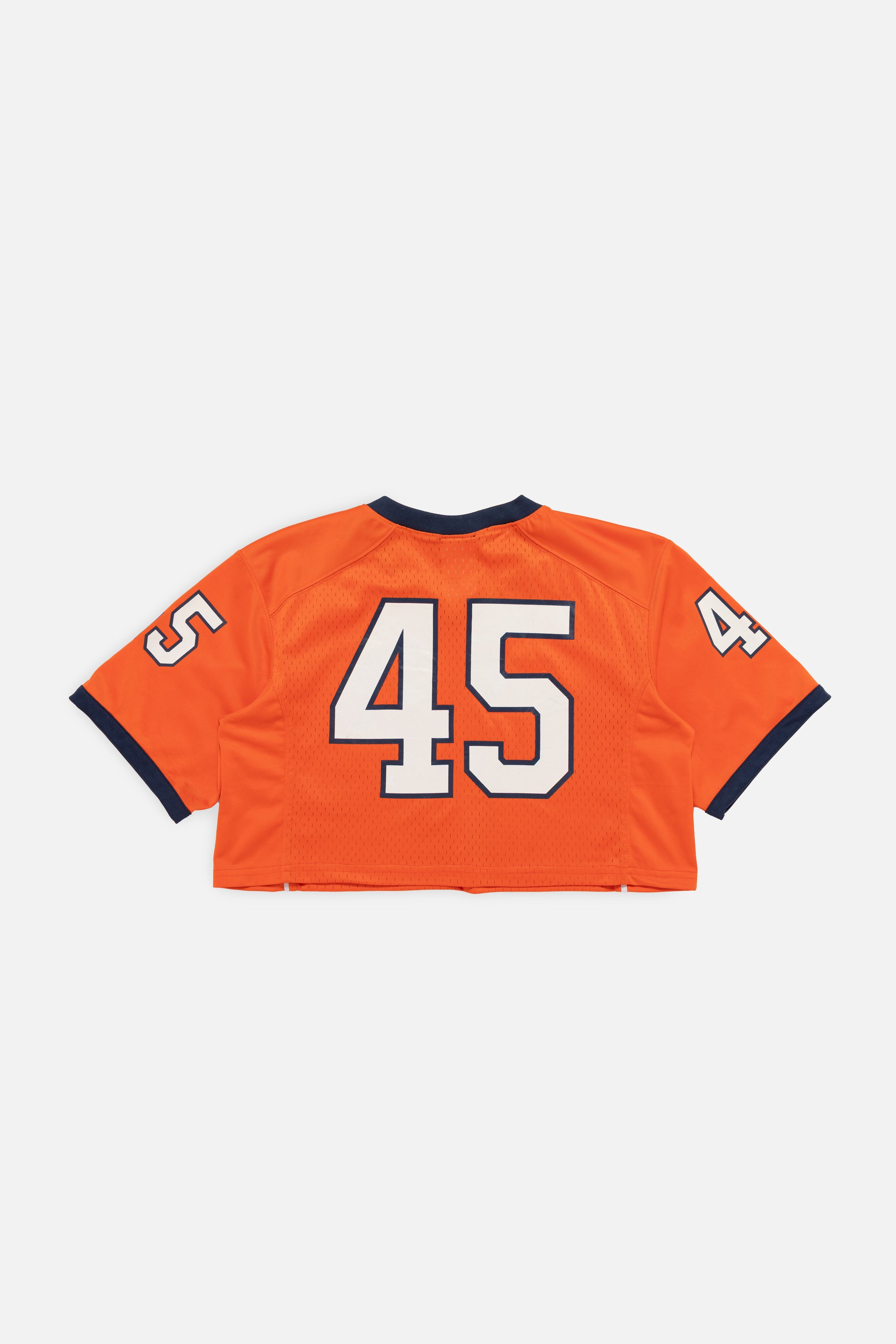 Rework Illinois Fighting Illini Crop Jersey-NCAA-Frankie Collective-Rework-Vintage-Streetwear