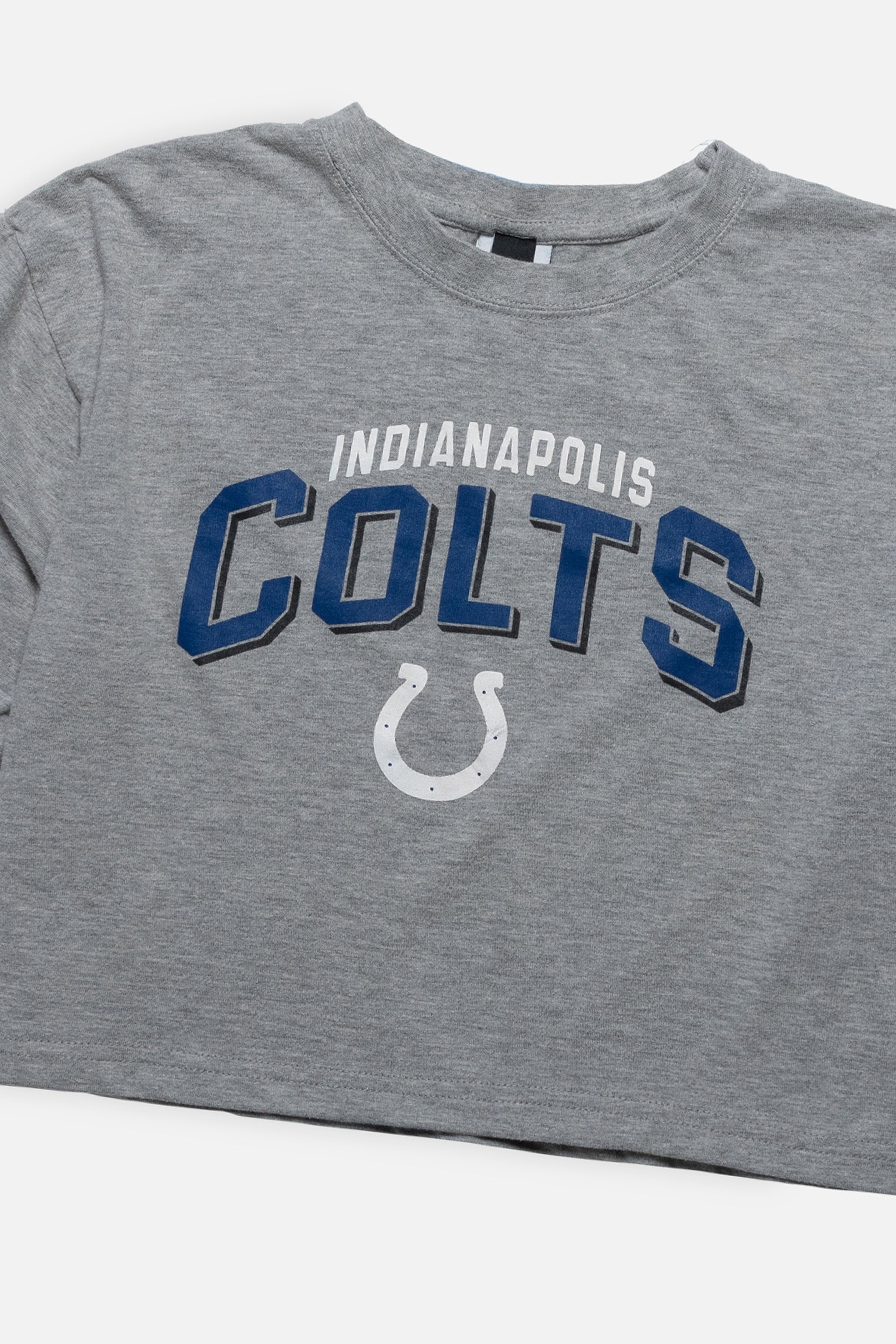 Rework Indianapolis Colts Crop Tee - L-T-SHIRTS-NFL-Frankie Collective