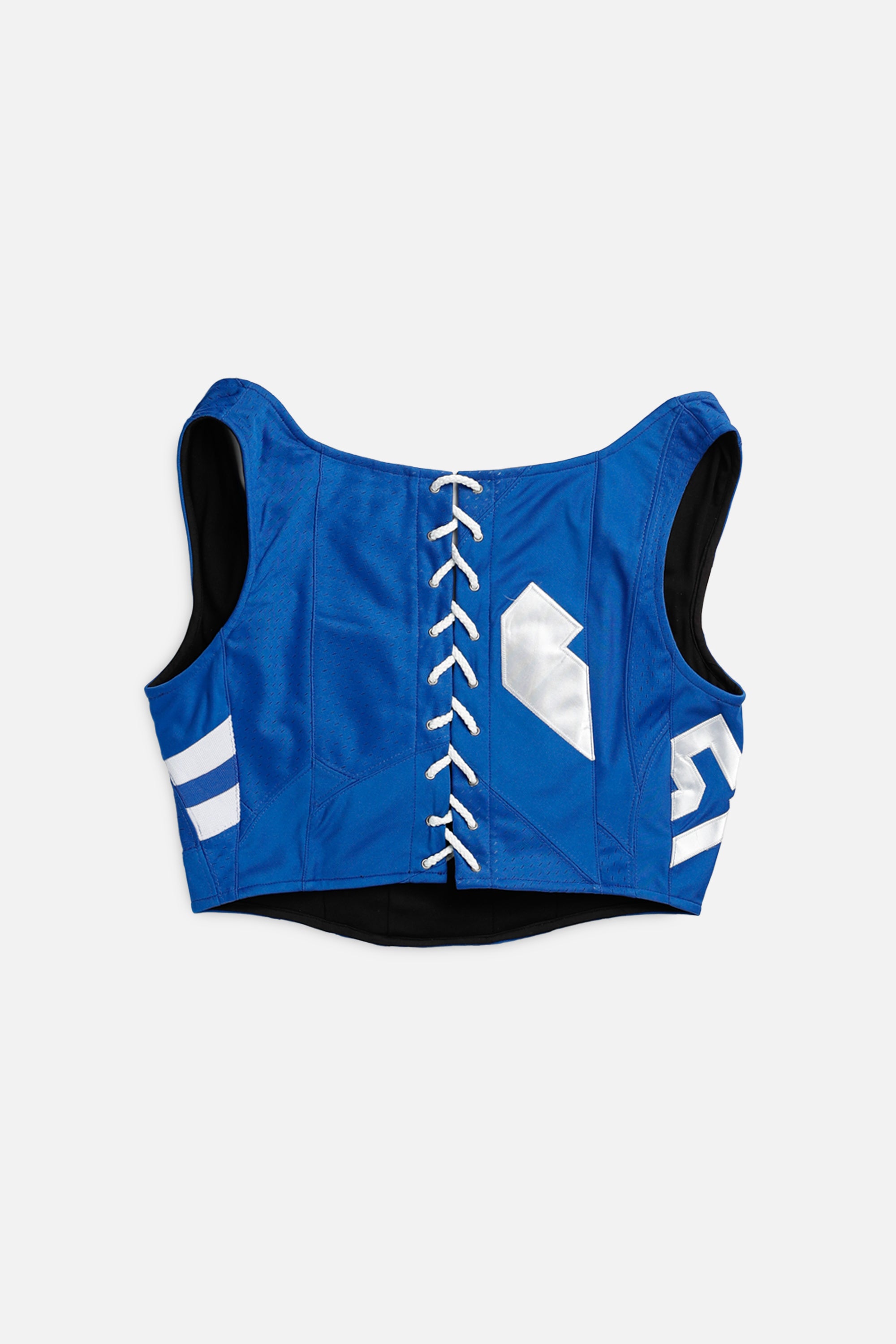 Rework Indianapolis Colts NFL Corset - L-TOPS-NFL-L-Frankie Collective Rare Vintage Streetwear Reworks