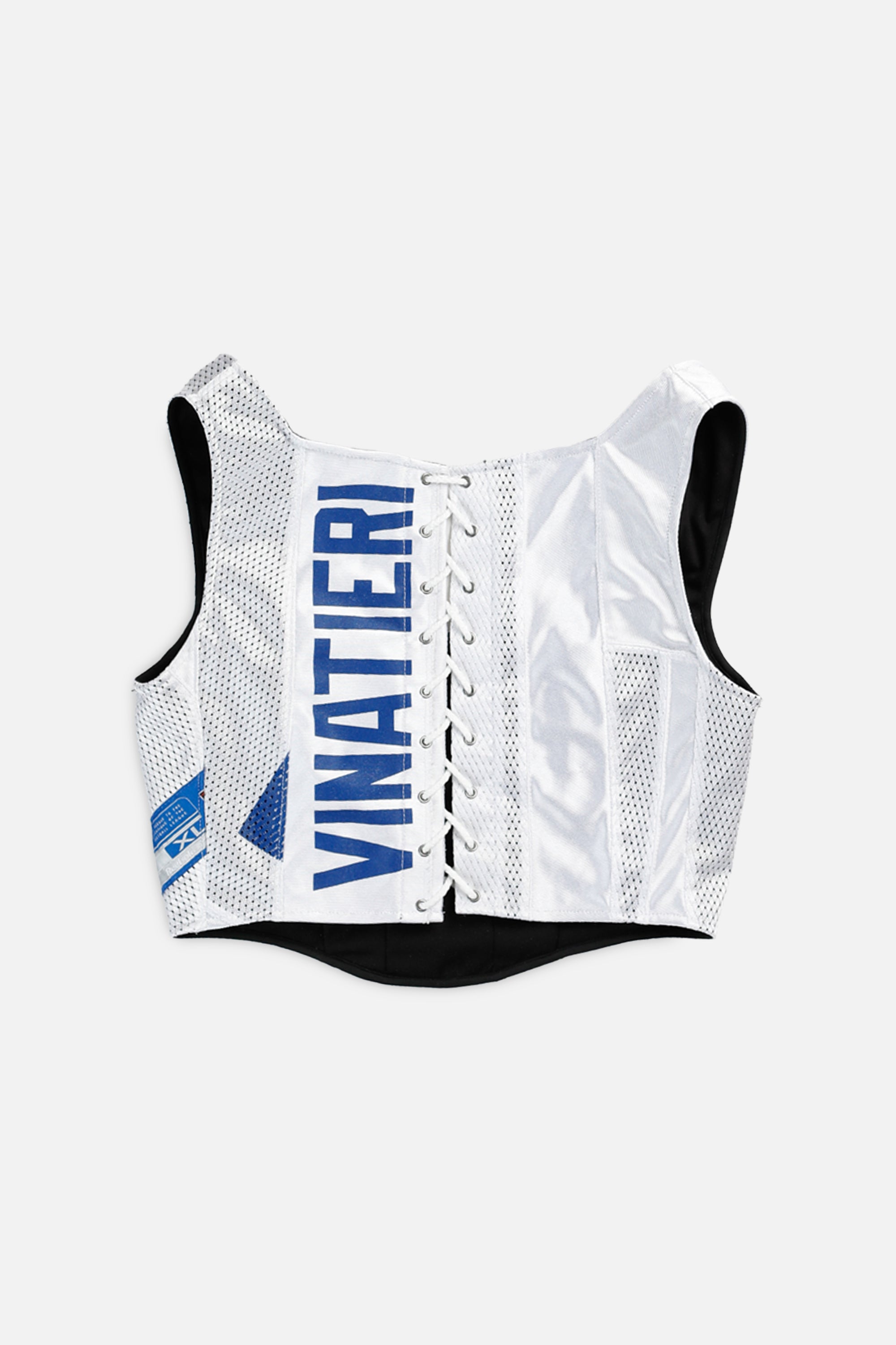 Rework Indianapolis Colts NFL Corset - M-TOPS-NFL-M-Frankie Collective Rare Vintage Streetwear Reworks