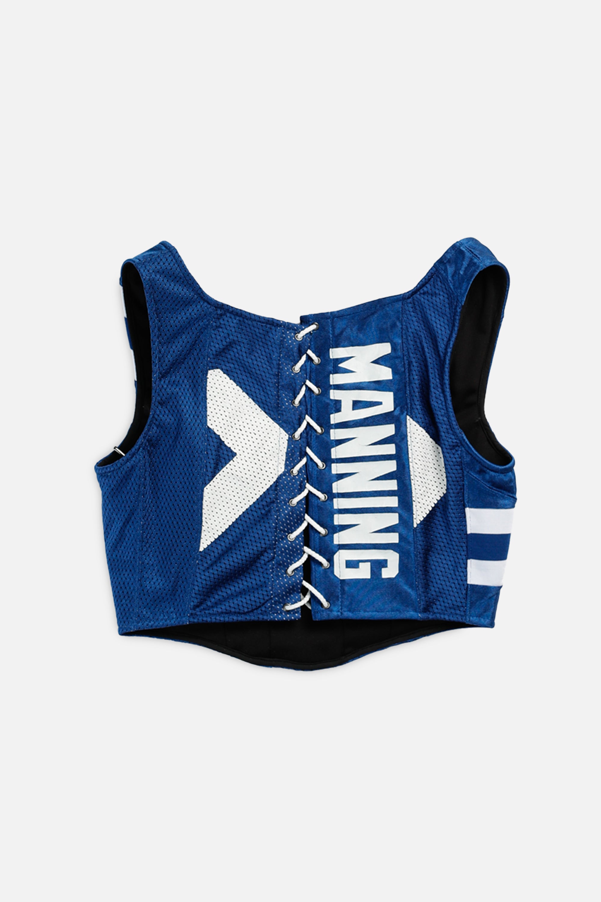 Rework Indianapolis Colts NFL Corset - M-TOPS-NFL-M-Frankie Collective Rare Vintage Streetwear Reworks
