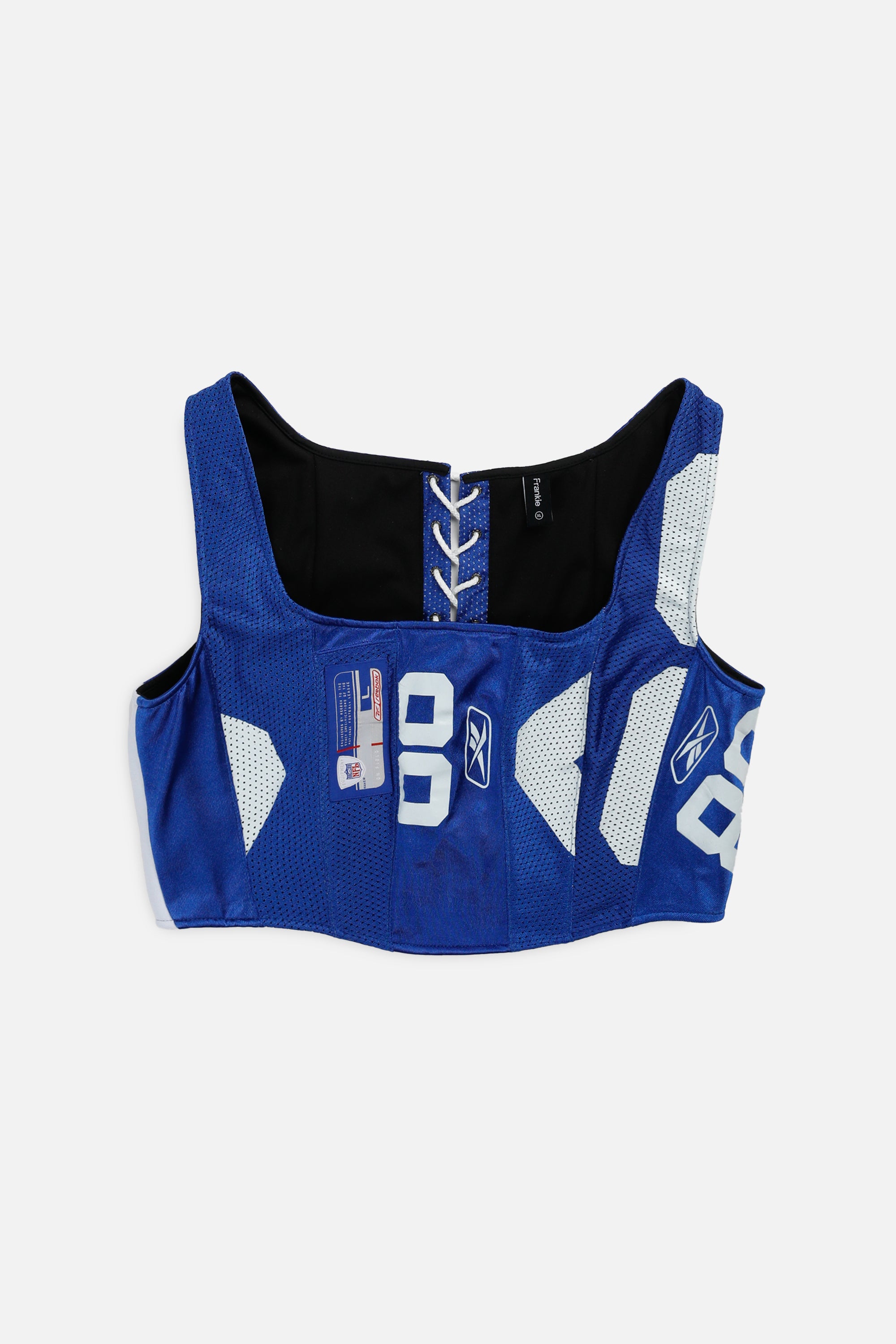 Rework Indianapolis Colts NFL Corset - XL-TOPS-NFL-XL-Frankie Collective Rare Vintage Streetwear Reworks