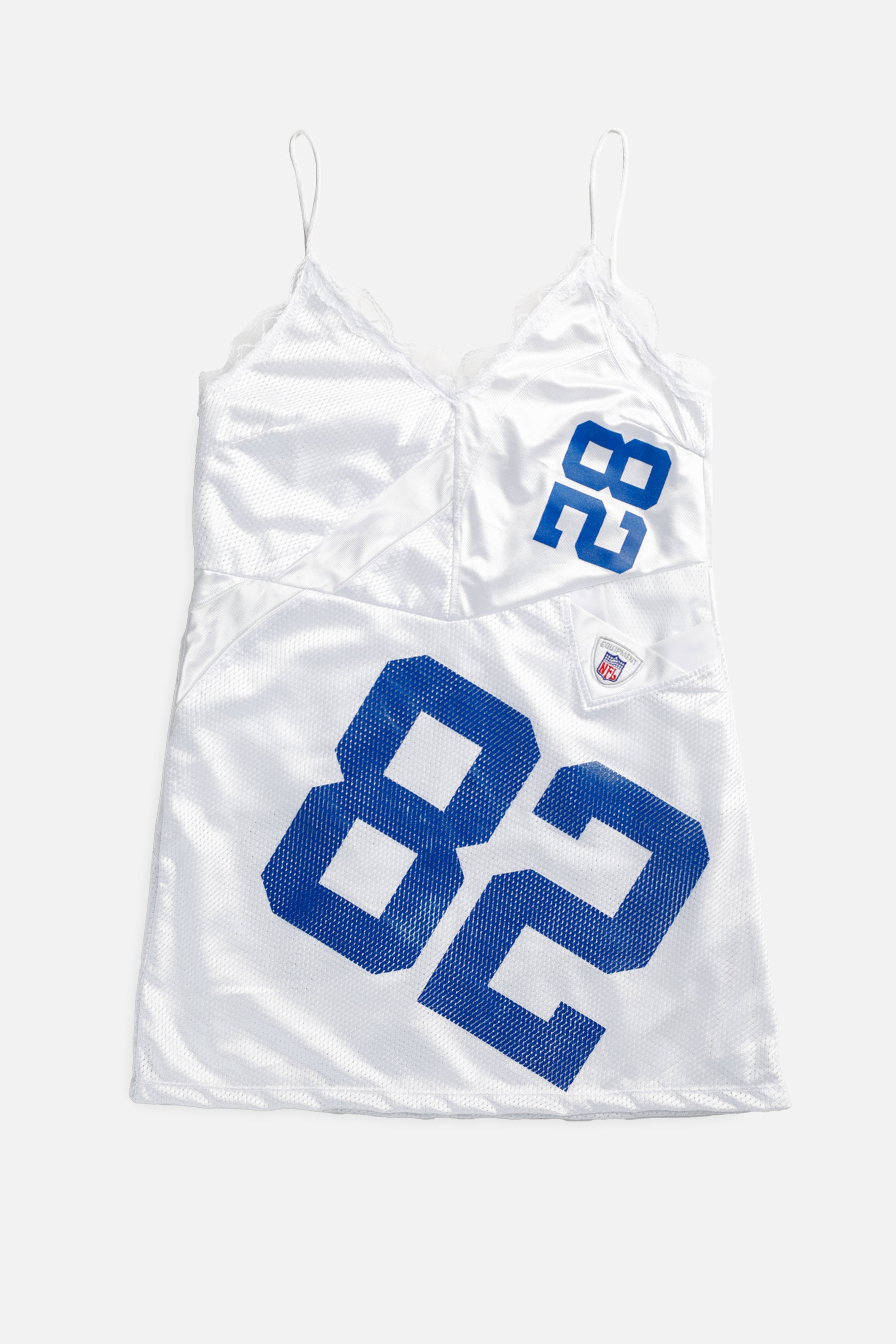 Rework Indianapolis Colts NFL Lace Dress - L-DRESSES-NFL-L-Frankie Collective Rare Vintage Streetwear Reworks