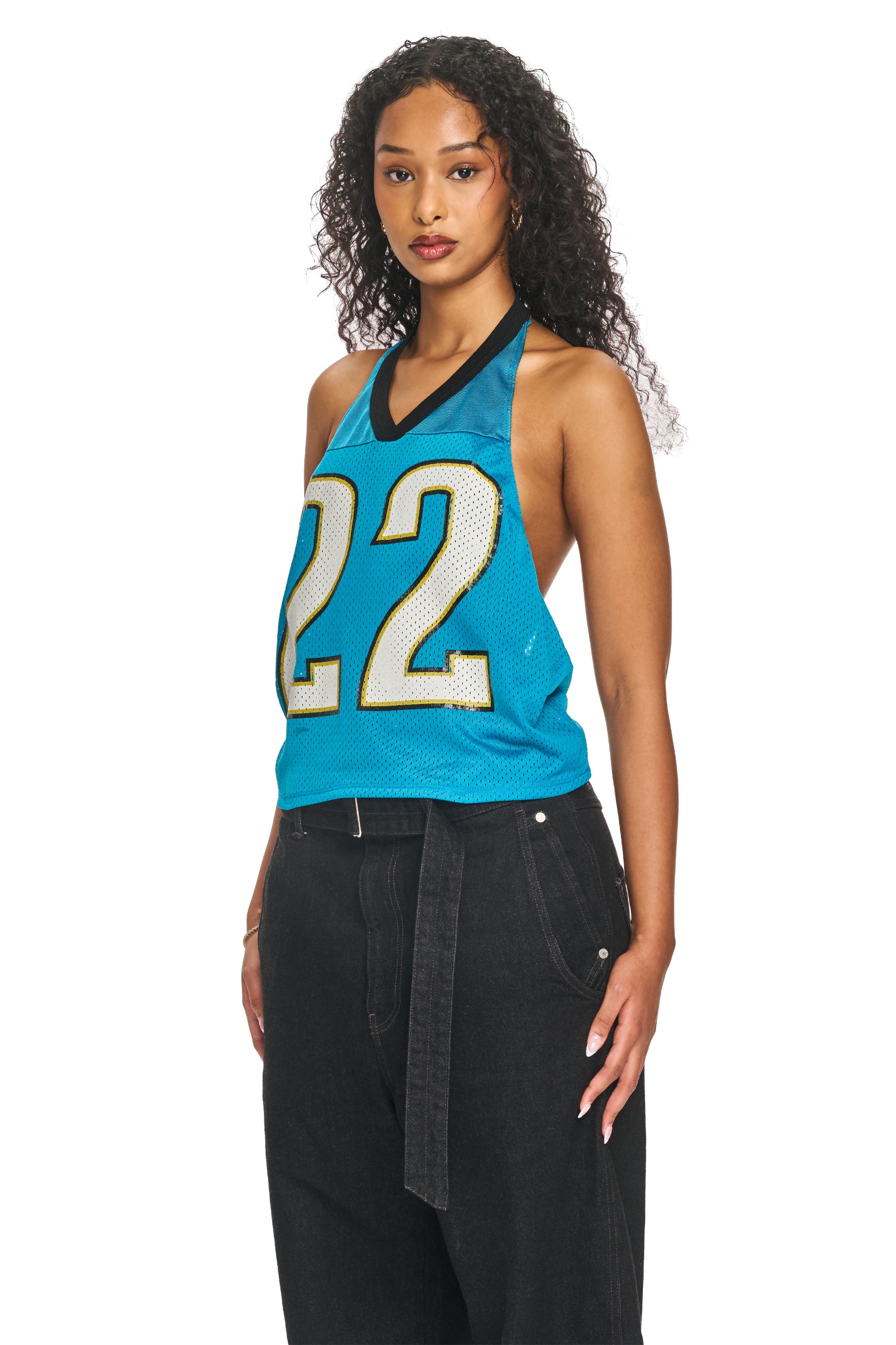 Rework Jacksonville Jaguars Halter Top-NFL-Frankie Collective-Rework-Vintage-Streetwear