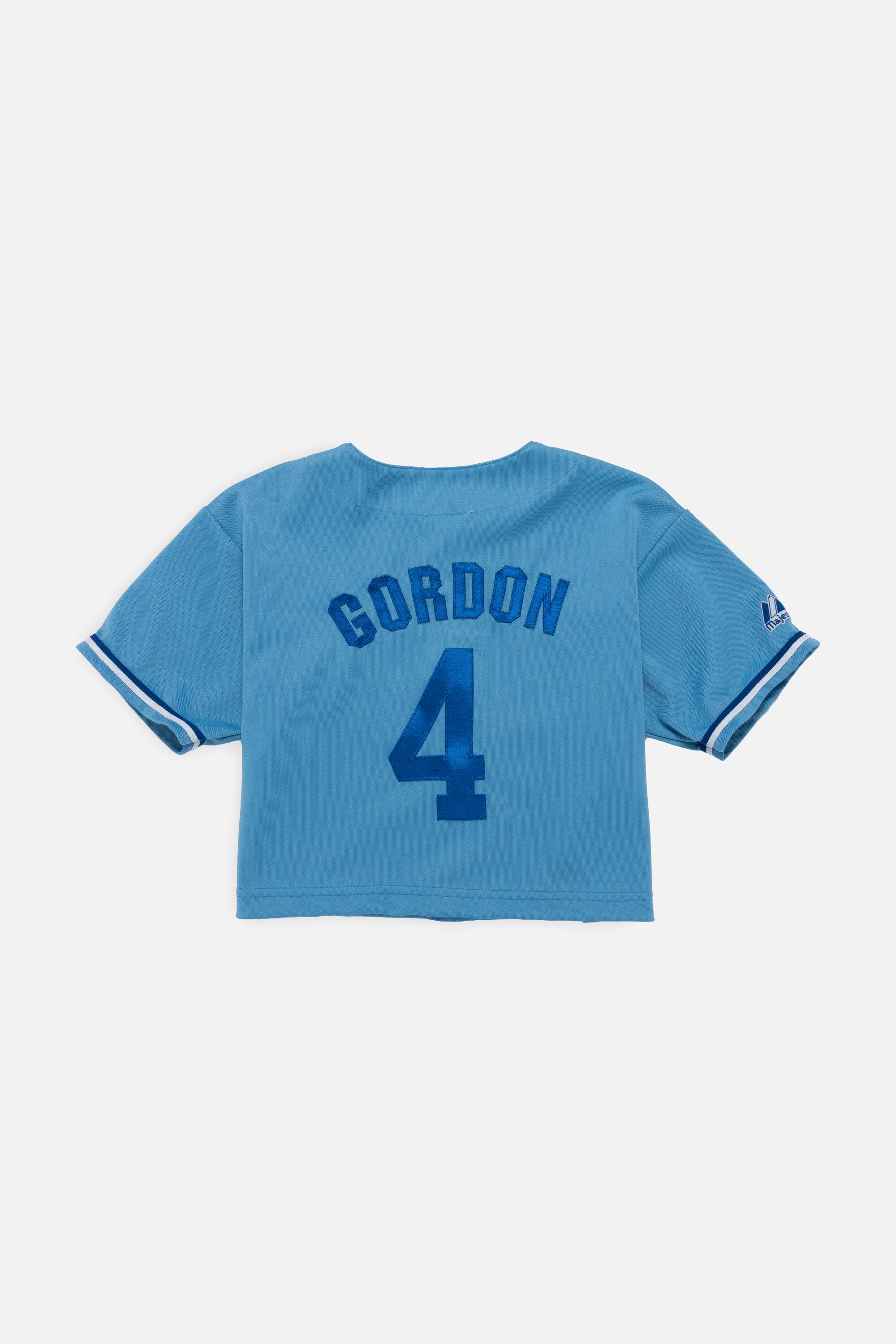 Rework Kansas City Royals Crop Jersey - S-JERSEYS-MLB-Frankie Collective