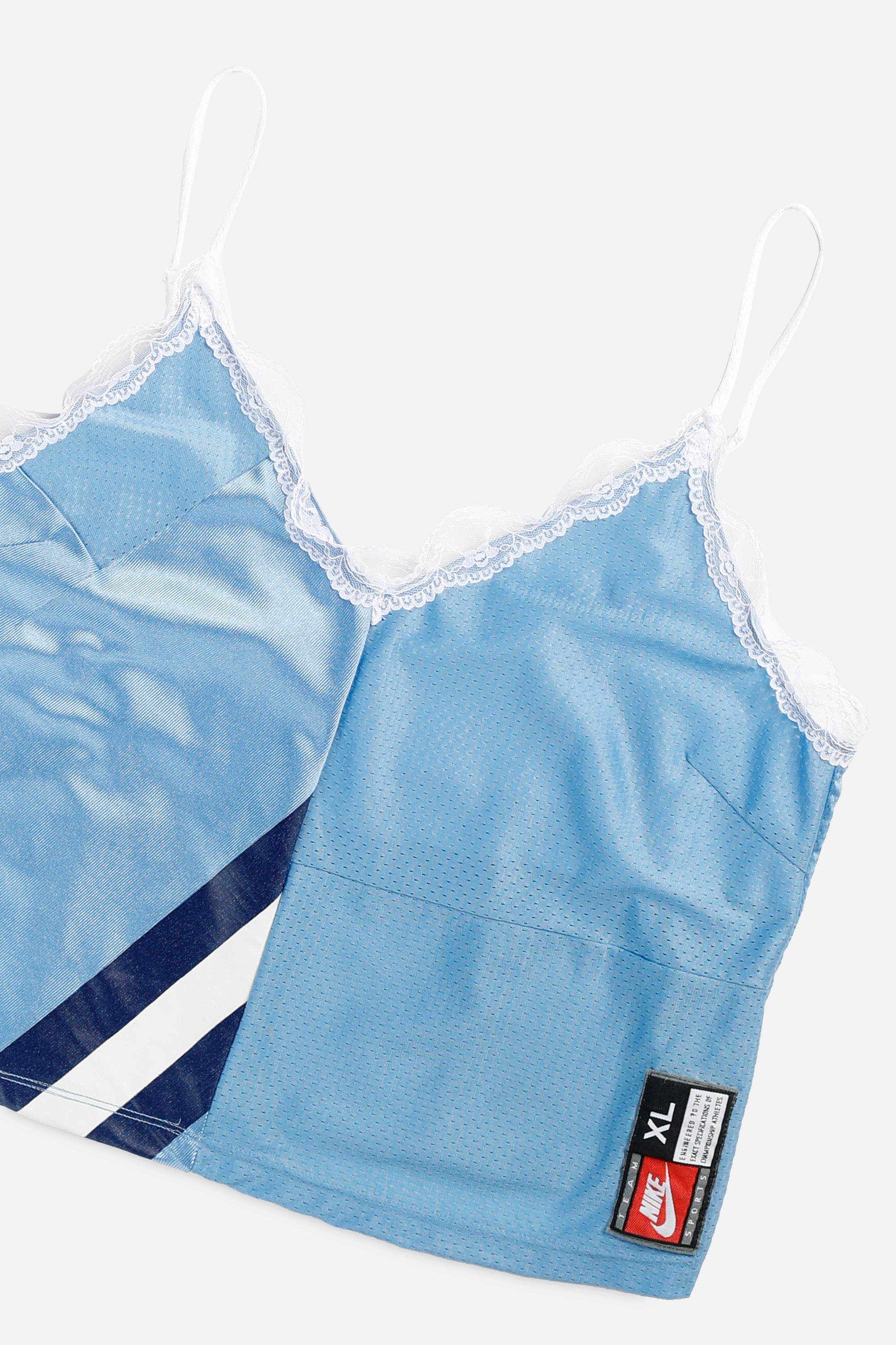 Rework Nike Lace Tank - XXL-TOPS-Nike-XXL-Frankie Collective Rare Vintage Streetwear Reworks