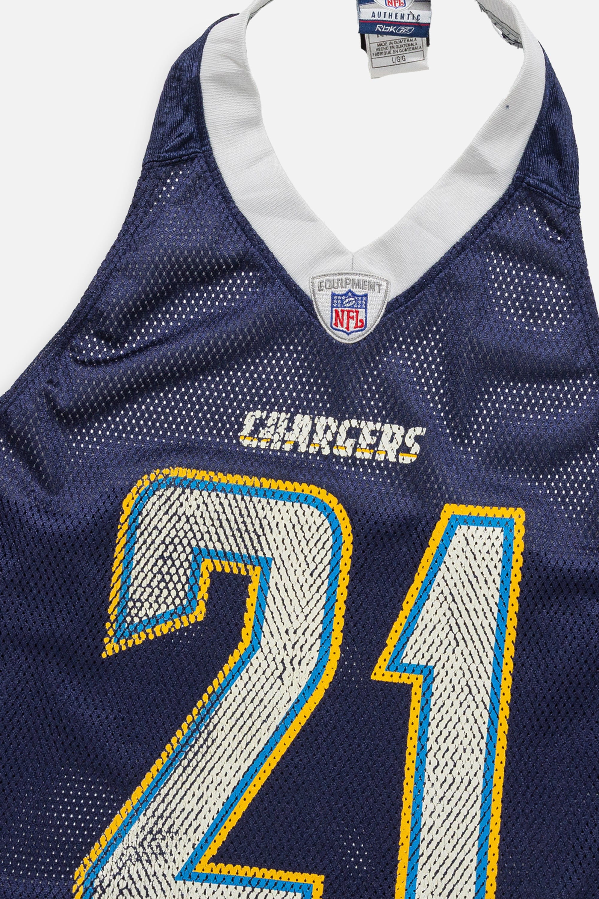 Rework Los Angeles Chargers Halter Top-NFL-Frankie Collective-Rework-Vintage-Streetwear