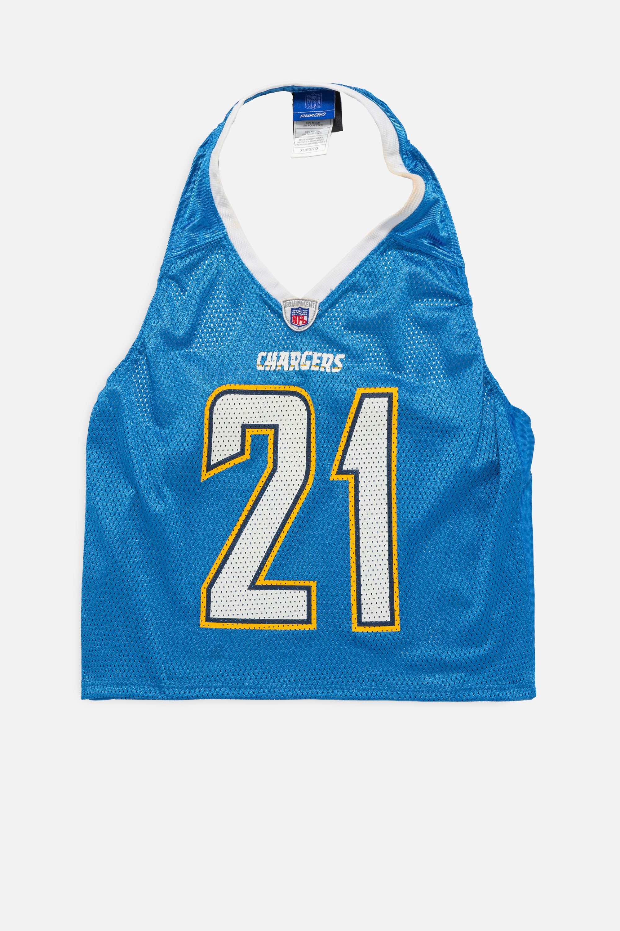 Rework Los Angeles Chargers Halter Top-NFL-Frankie Collective-Rework-Vintage-Streetwear