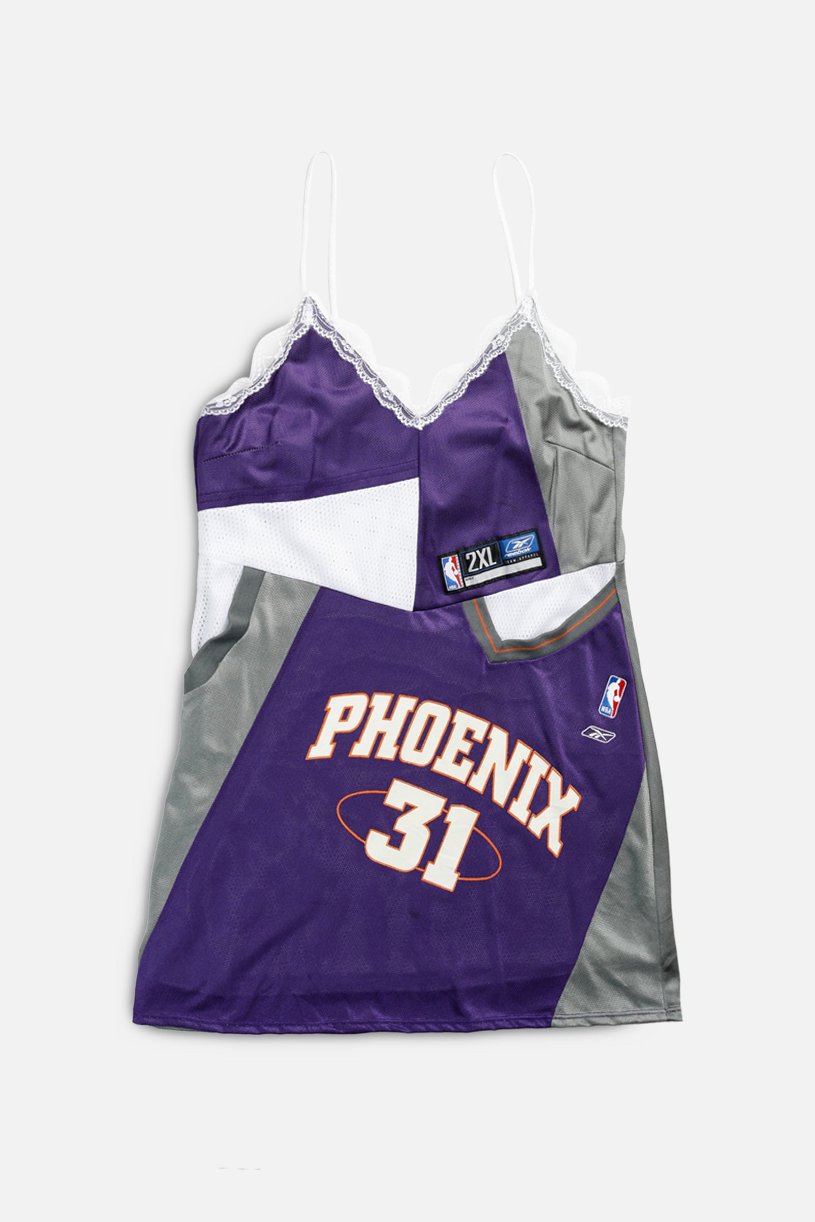 Rework NBA Lace Dress - L-DRESSES-NBA-L-Frankie Collective Rare Vintage Streetwear Reworks