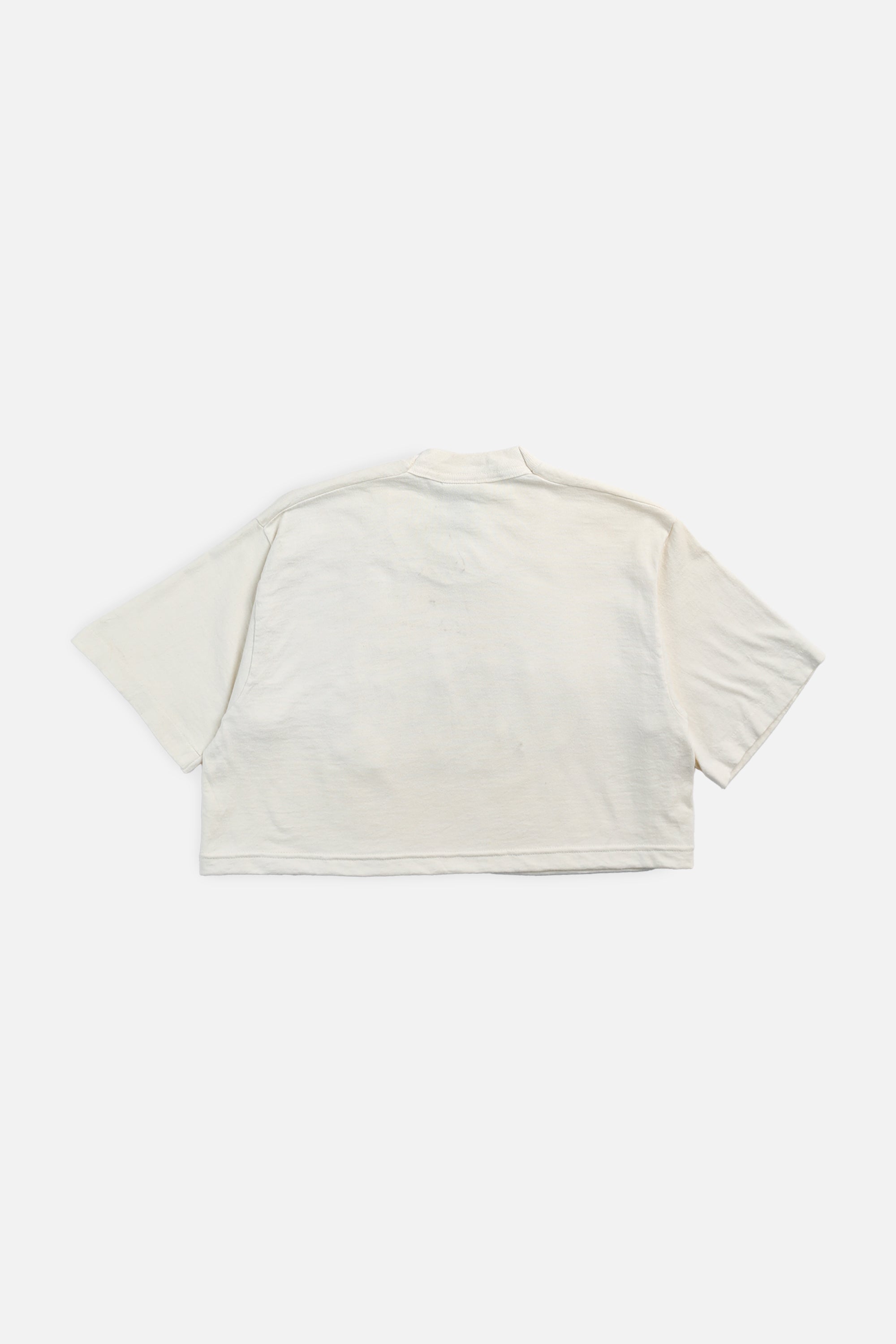 Rework Niagara Falls Crop Tee - S-TOPS-vendor-unknown-S-Frankie Collective Rare Vintage Streetwear Reworks