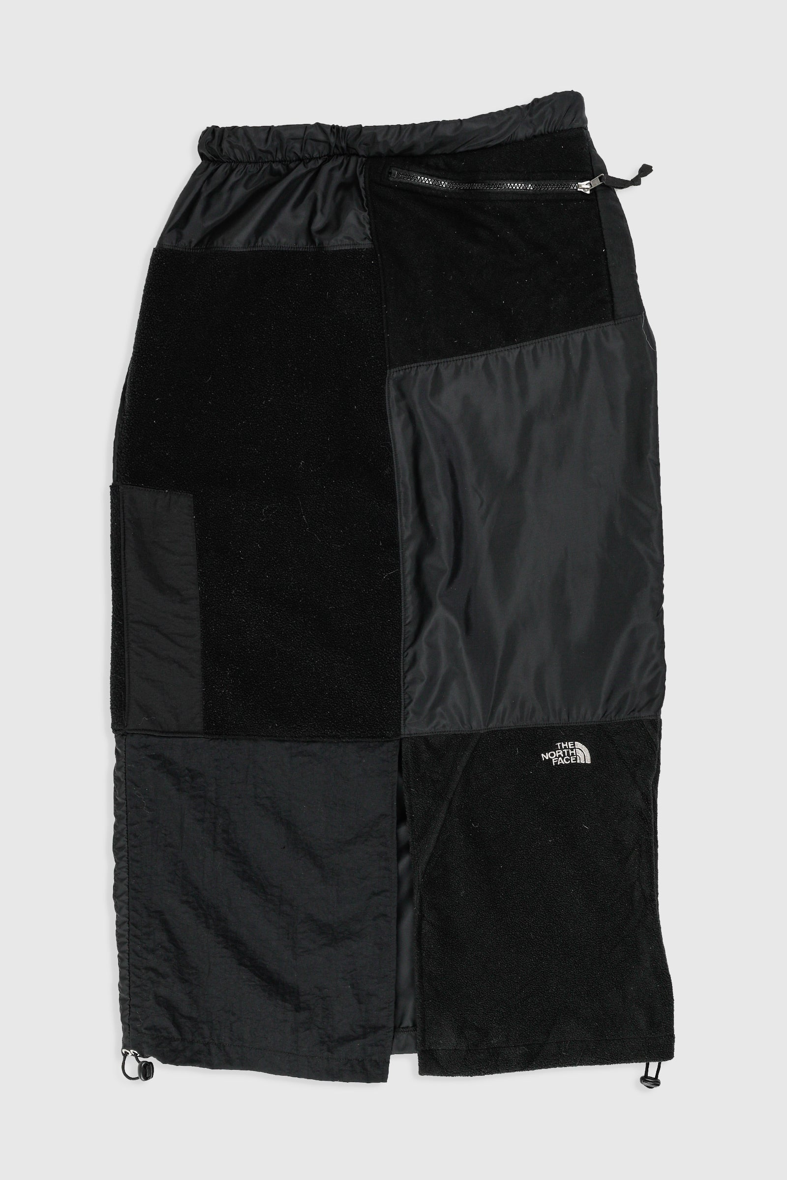 Rework North Face Fleece Long Skirt - M-BOTTOMS-North Face-Frankie Collective Rare Vintage Streetwear Reworks