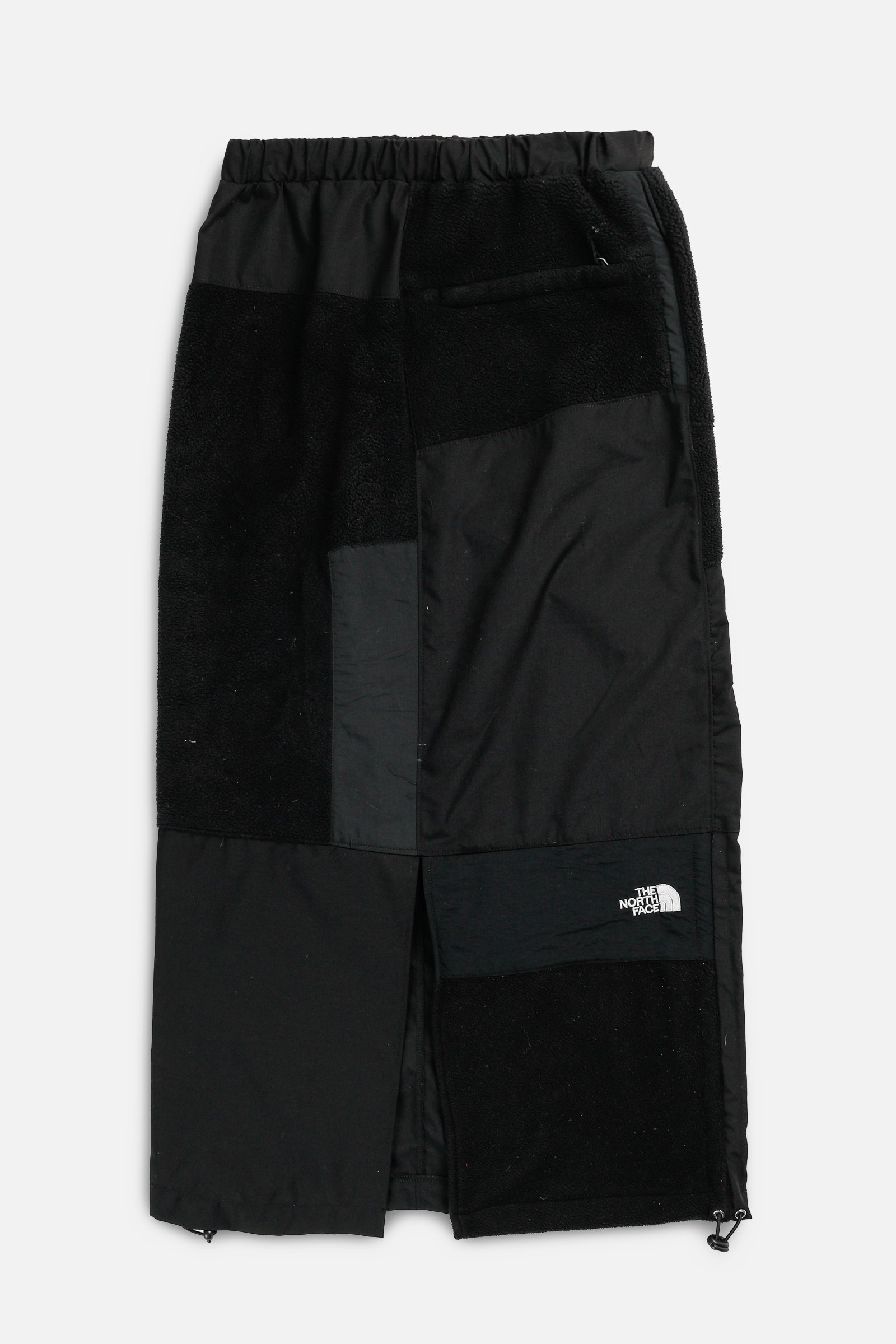 Rework North Face Fleece Long Skirt - XS-BOTTOMS-North Face-XS-Frankie Collective Rare Vintage Streetwear Reworks
