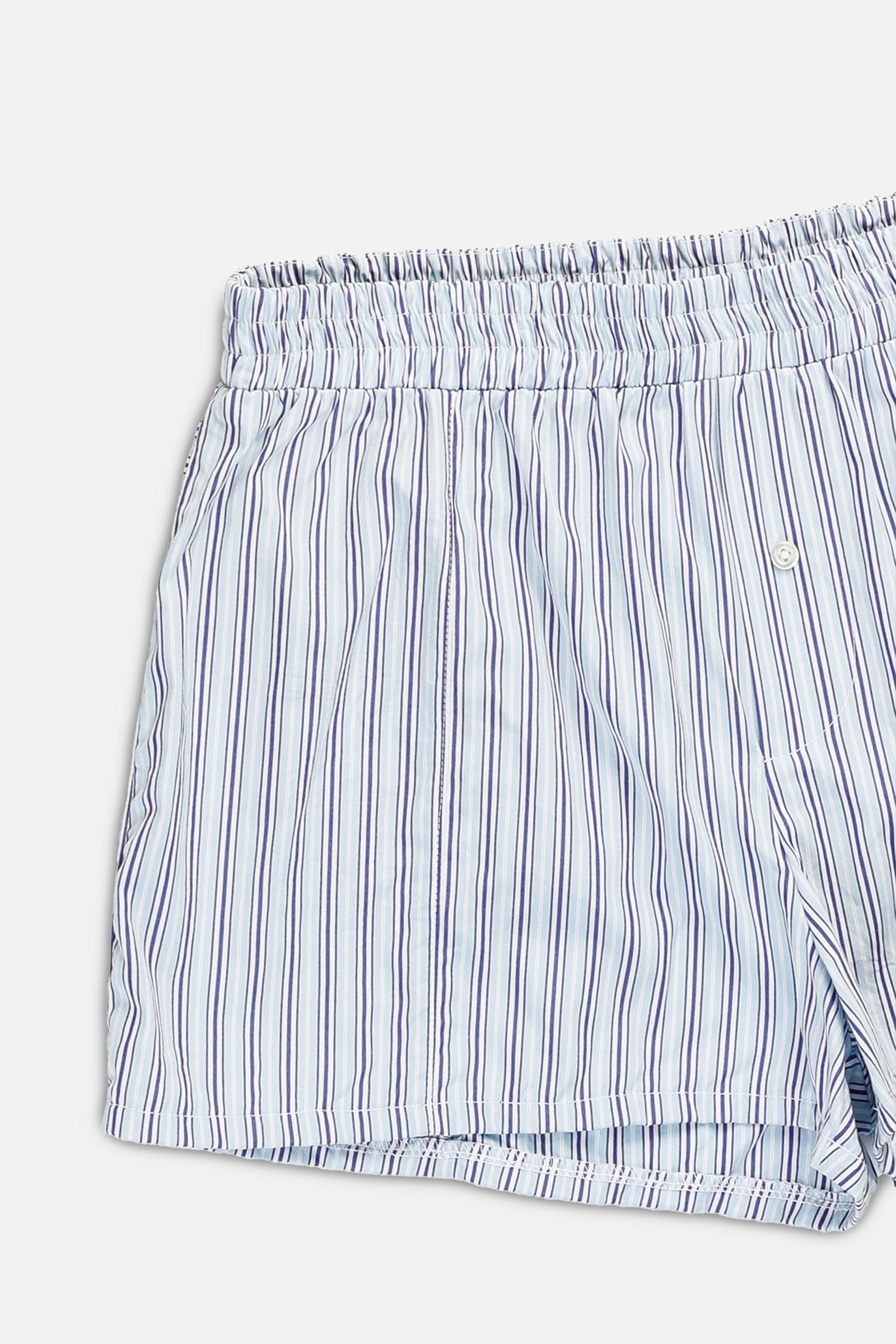 Rework Oxford Mini Boxer Shorts - L-BOTTOMS-vendor-unknown-L-Frankie Collective Rare Vintage Streetwear Reworks