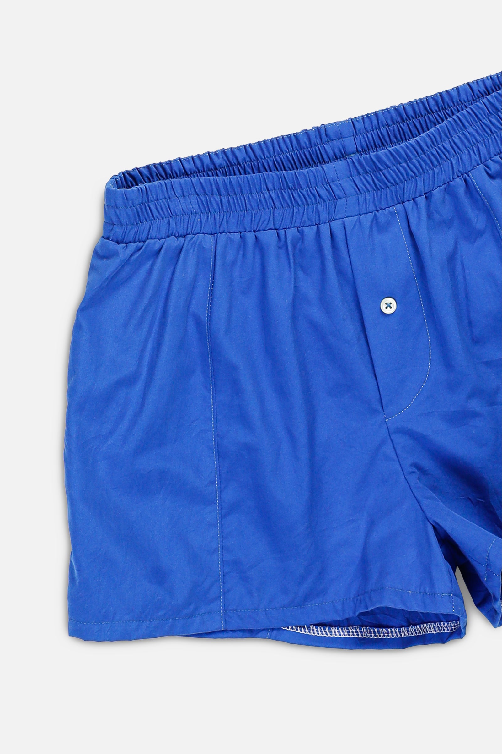 Rework Oxford Mini Boxer Shorts - S-BOTTOMS-vendor-unknown-S-Frankie Collective Rare Vintage Streetwear Reworks