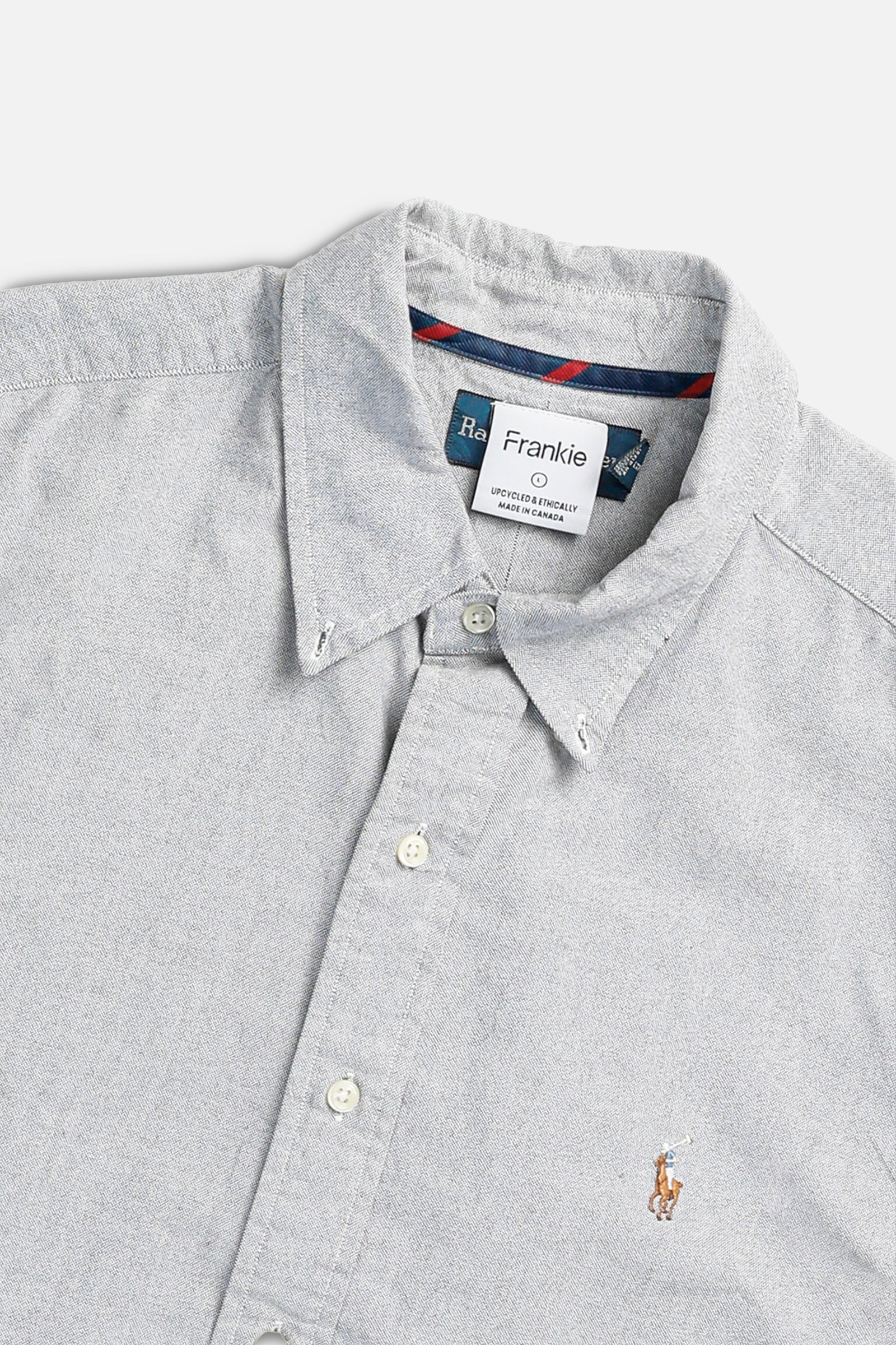 Rework Oxford Shorts Set - L-SETS-Polo-L-Frankie Collective Rare Vintage Streetwear Reworks