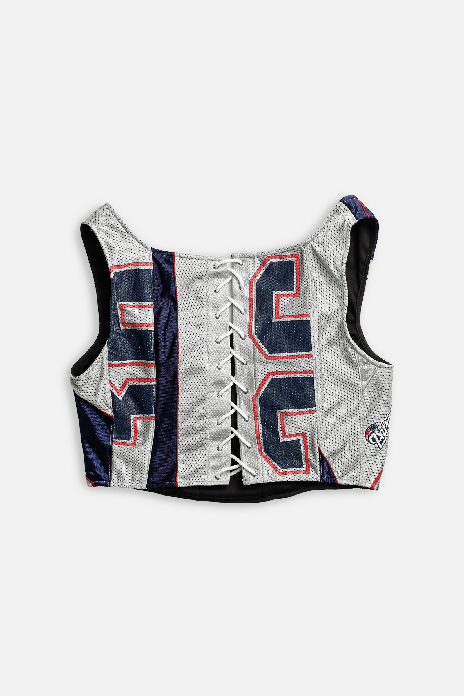 Rework NFL Corset - XL-TOPS-NFL-XL-Frankie Collective Rare Vintage Streetwear Reworks