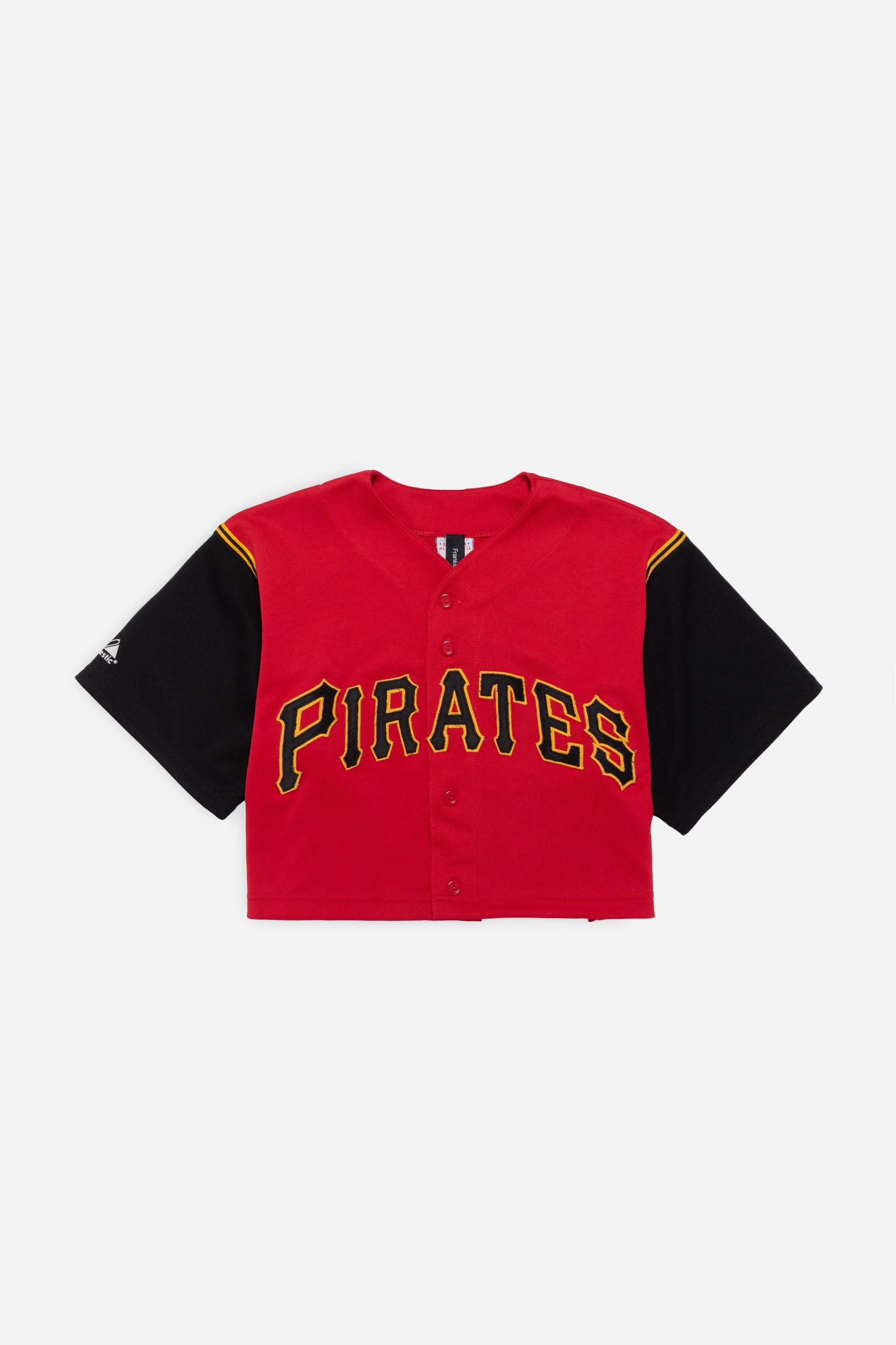 Rework Pittsburgh Pirates Crop Jersey - L-JERSEYS-MLB-Frankie Collective