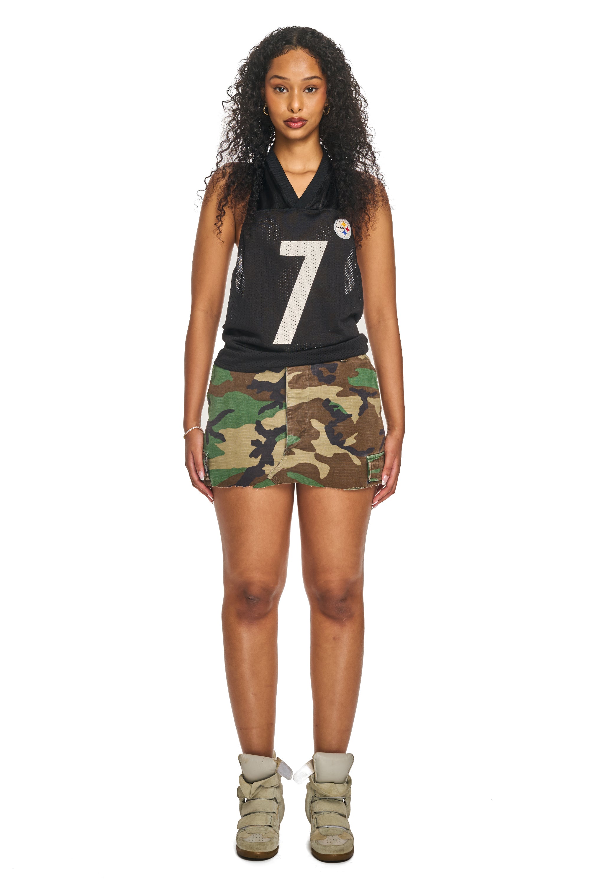 Rework Pittsburgh Steelers Halter Top-NFL-Frankie Collective-Rework-Vintage-Streetwear