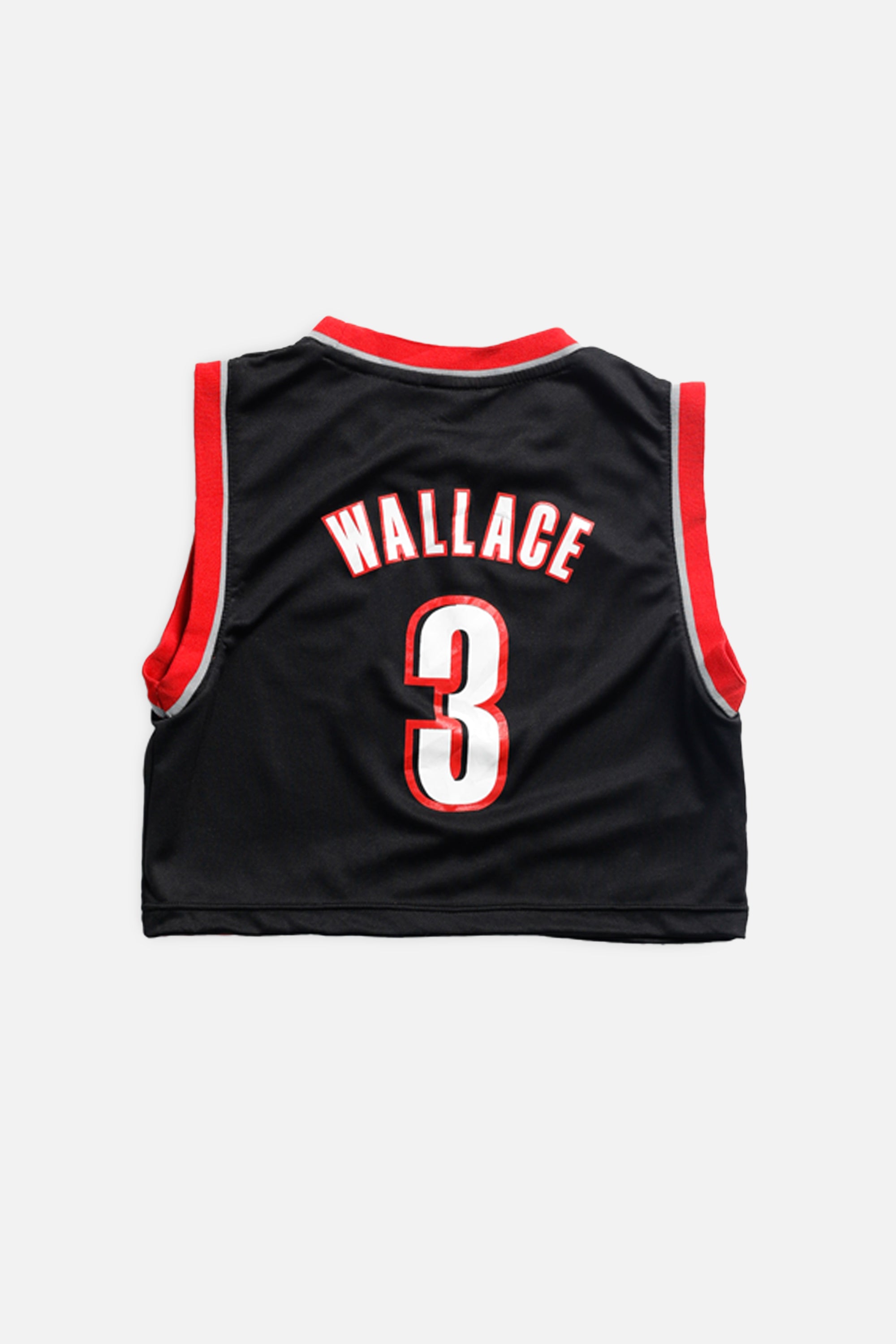 Rework Portland Trail Blazers NBA Crop Jersey - XS-JERSEYS-NBA-XS-Frankie Collective Rare Vintage Streetwear Reworks
