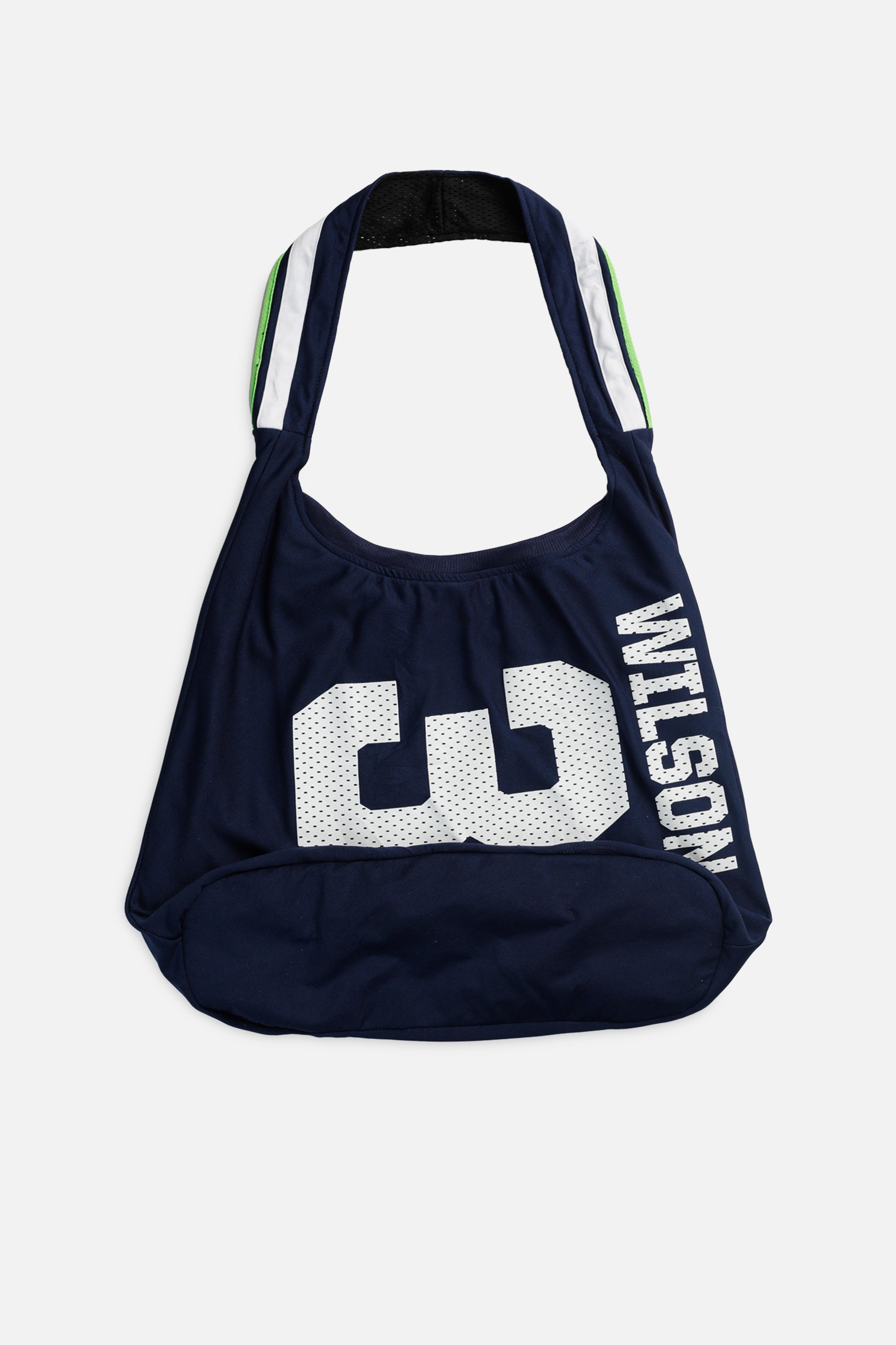 Rework Seattle Seahawks NFL Tote Bag-BAGS-NFL-Frankie Collective Rare Vintage Streetwear Reworks