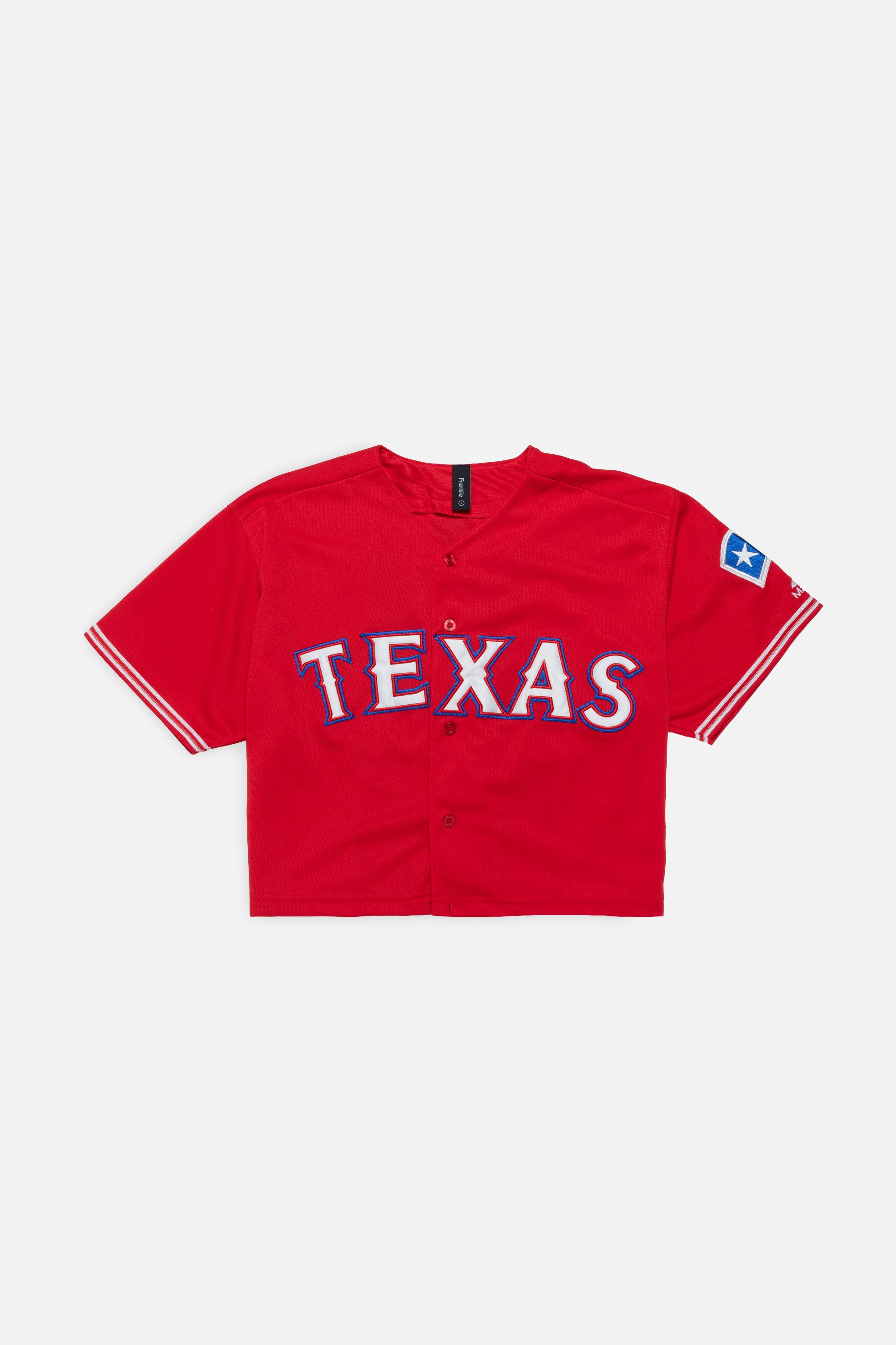 Rework Texas Rangers Crop Jersey - L-JERSEYS-MLB-Frankie Collective