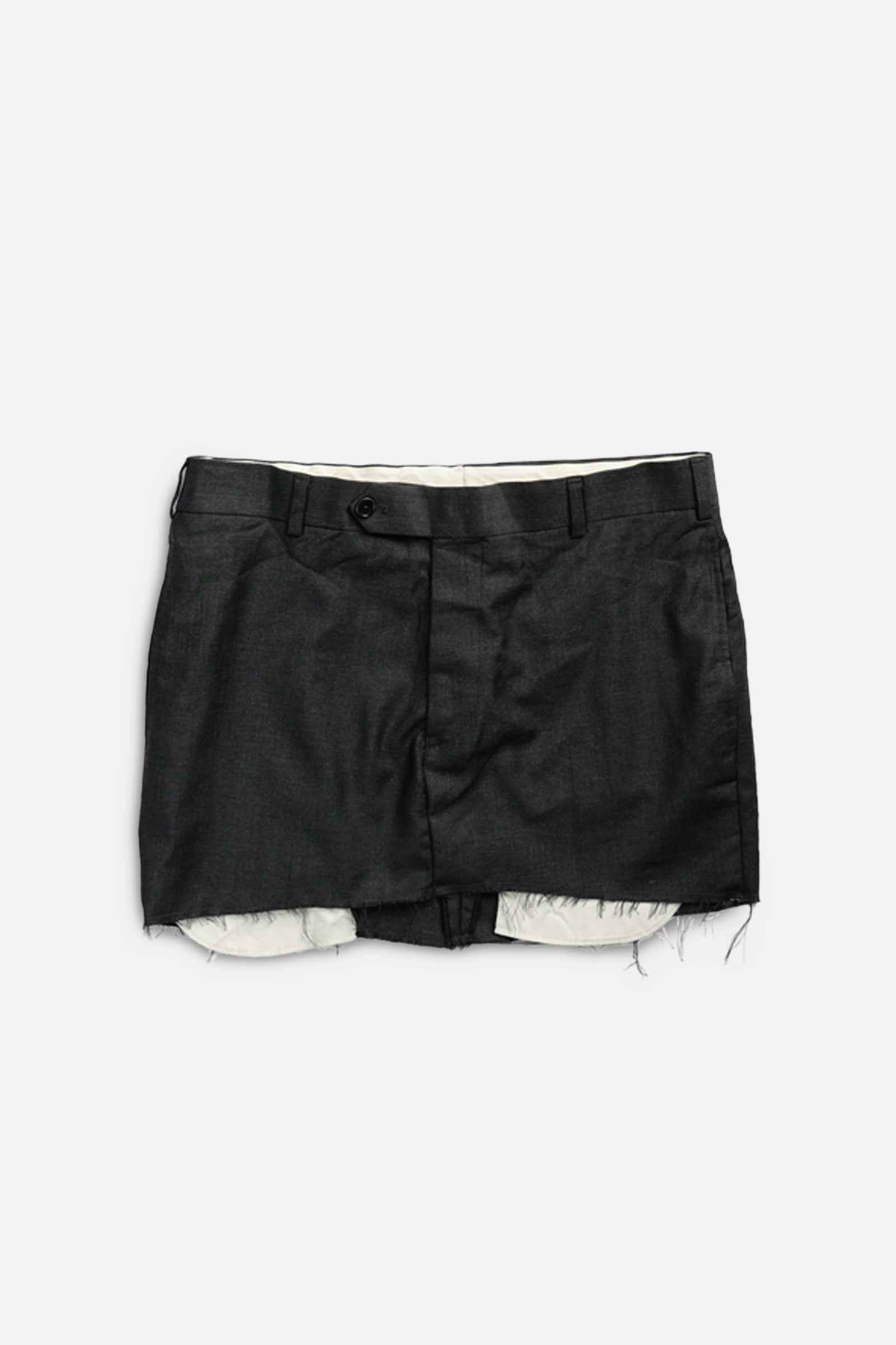 Rework Trouser Skirt - M-BOTTOMS-vendor-unknown-M-Frankie Collective Rare Vintage Streetwear Reworks