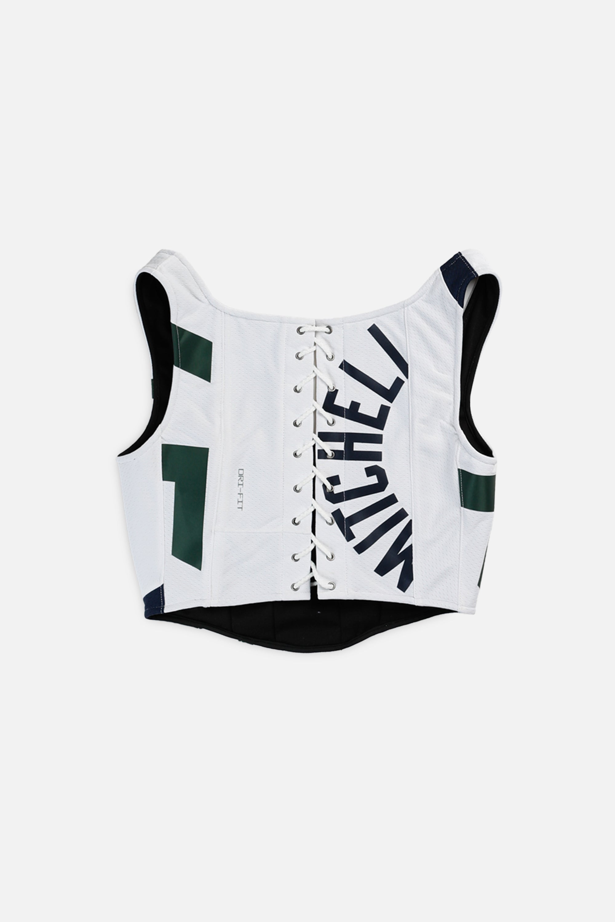 Rework Utah Jazz NBA Corset - S-TOPS-NBA-S-Frankie Collective Rare Vintage Streetwear Reworks