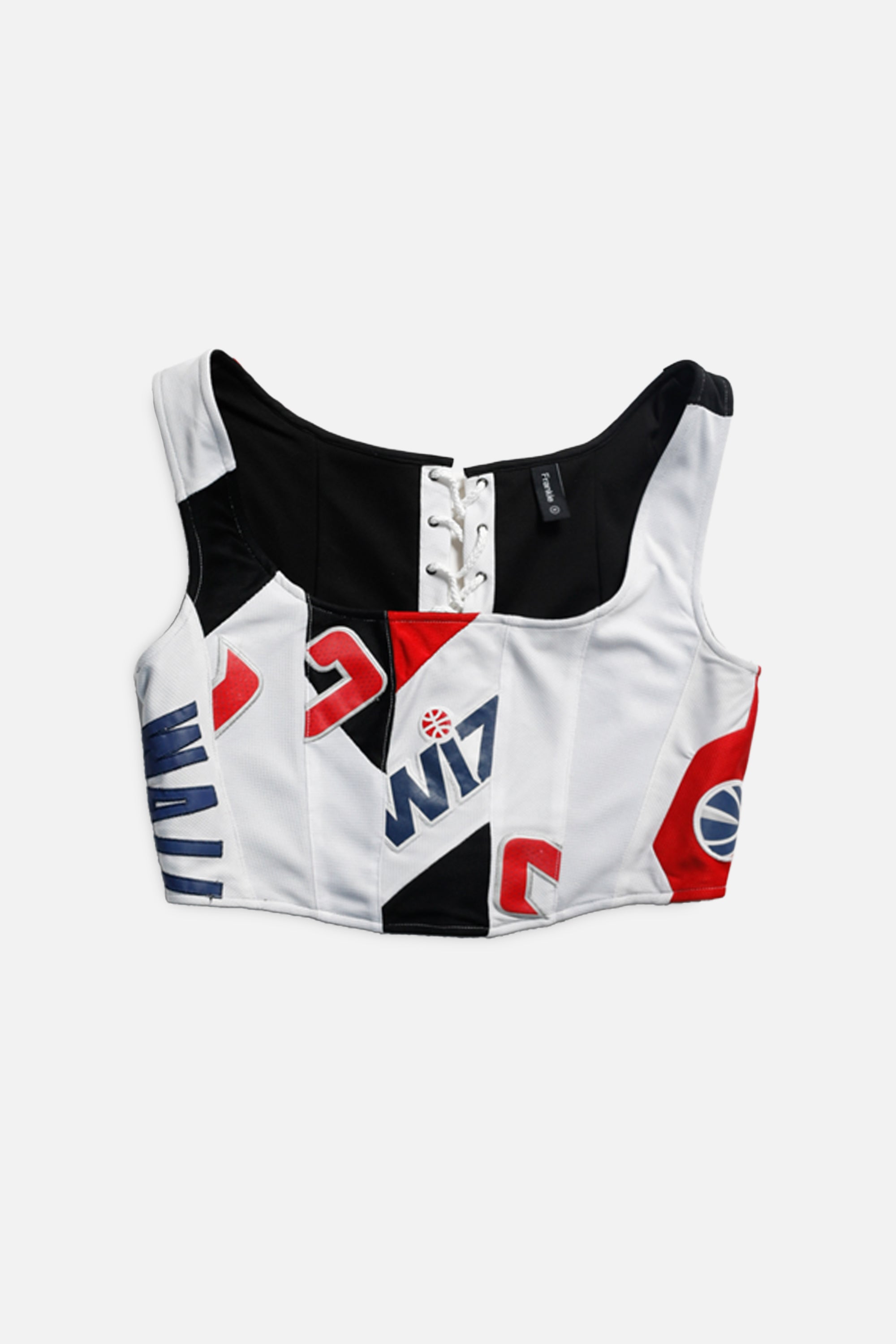 Rework Washington Wizards NBA Corset - M-TOPS-NBA-M-Frankie Collective Rare Vintage Streetwear Reworks