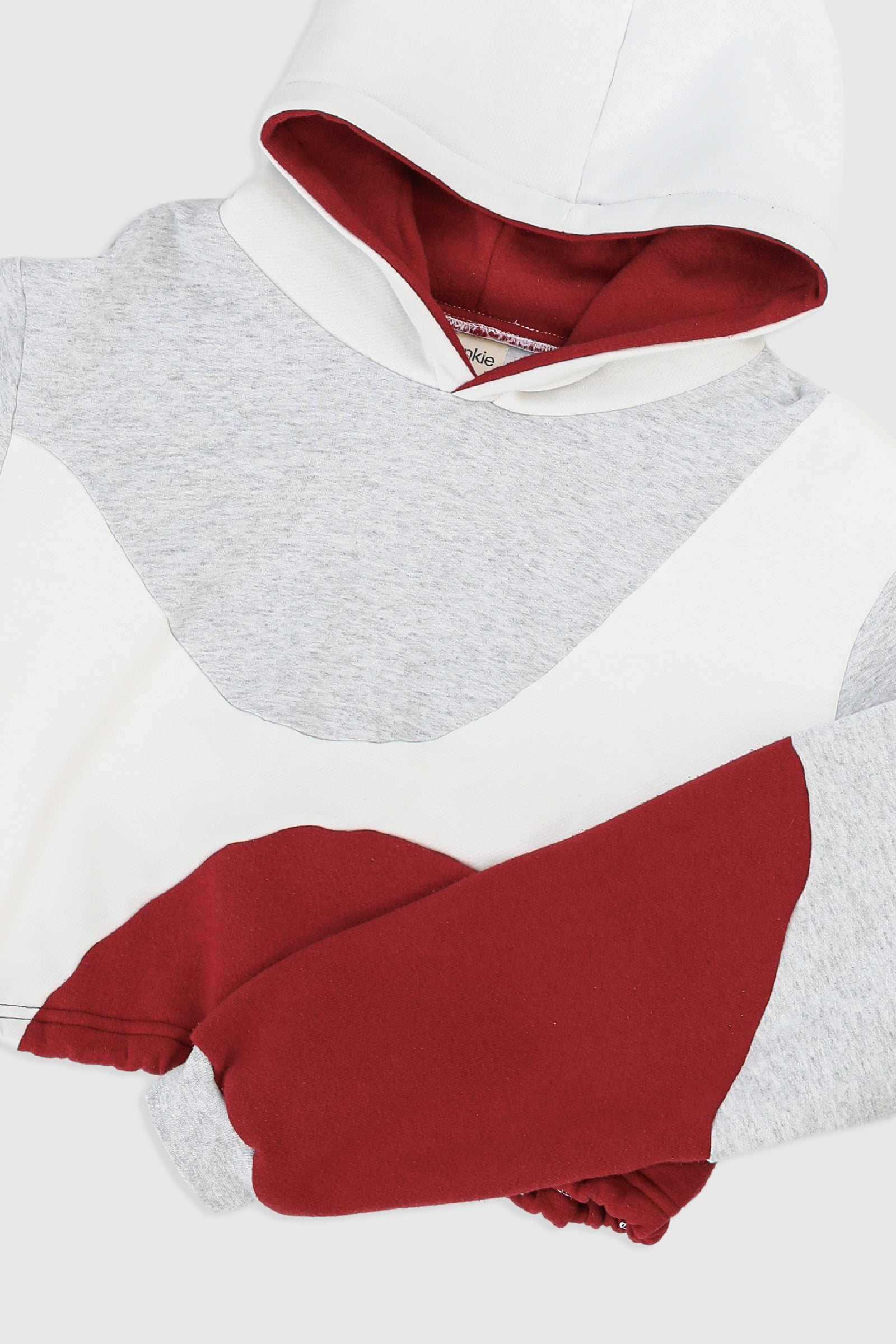 Rework Wave Crop Sweatshirt - S-SWEATERS-vendor-unknown-Frankie Collective