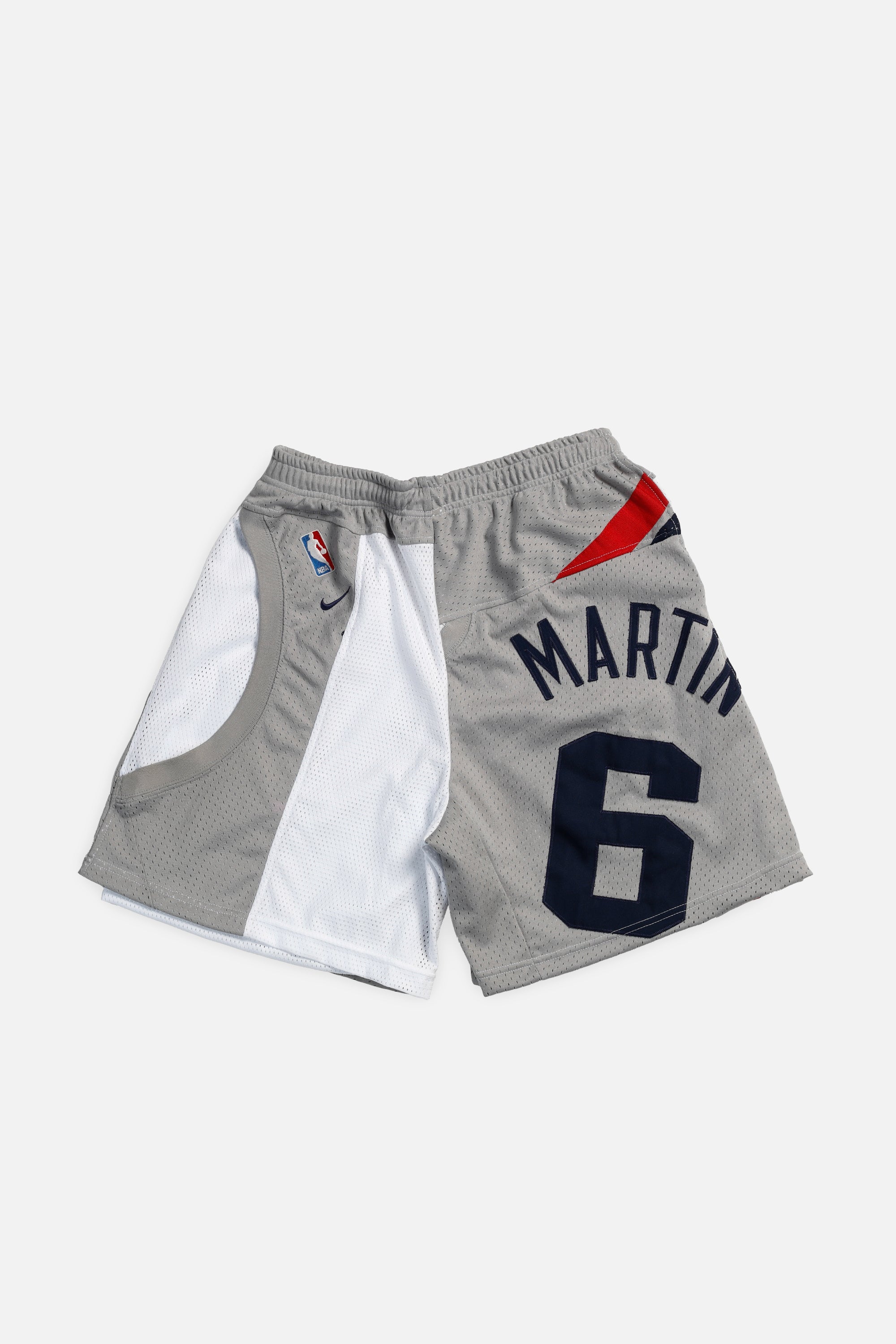 Unisex Rework Brooklyn Nets Jersey Shorts - Women's M - Men's S-SHORTS-NBA-Frankie Collective