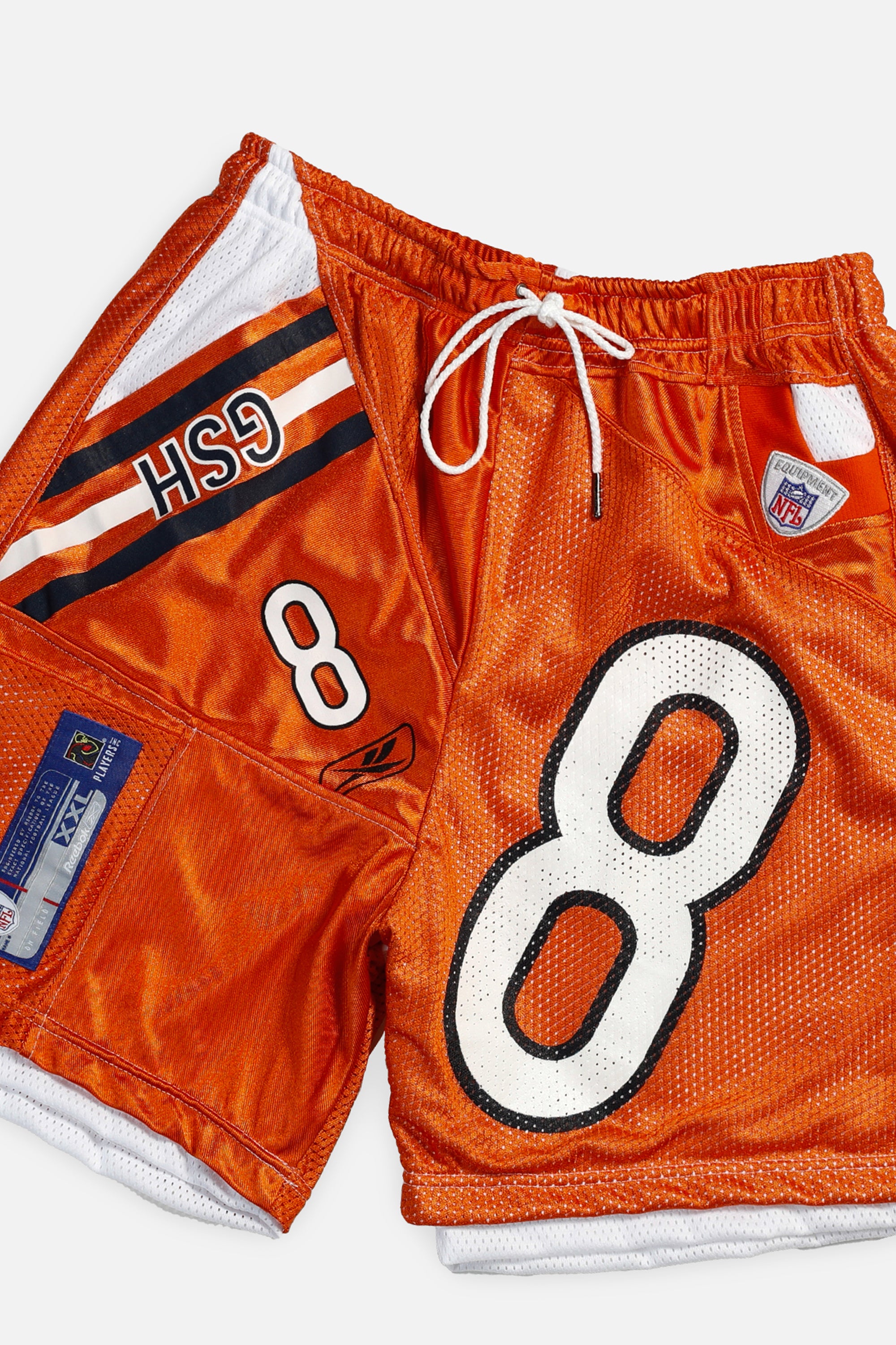 Unisex Rework Chicago Bears Jersey Shorts - Women's M - Men's S-SHORTS-NFL-Frankie Collective