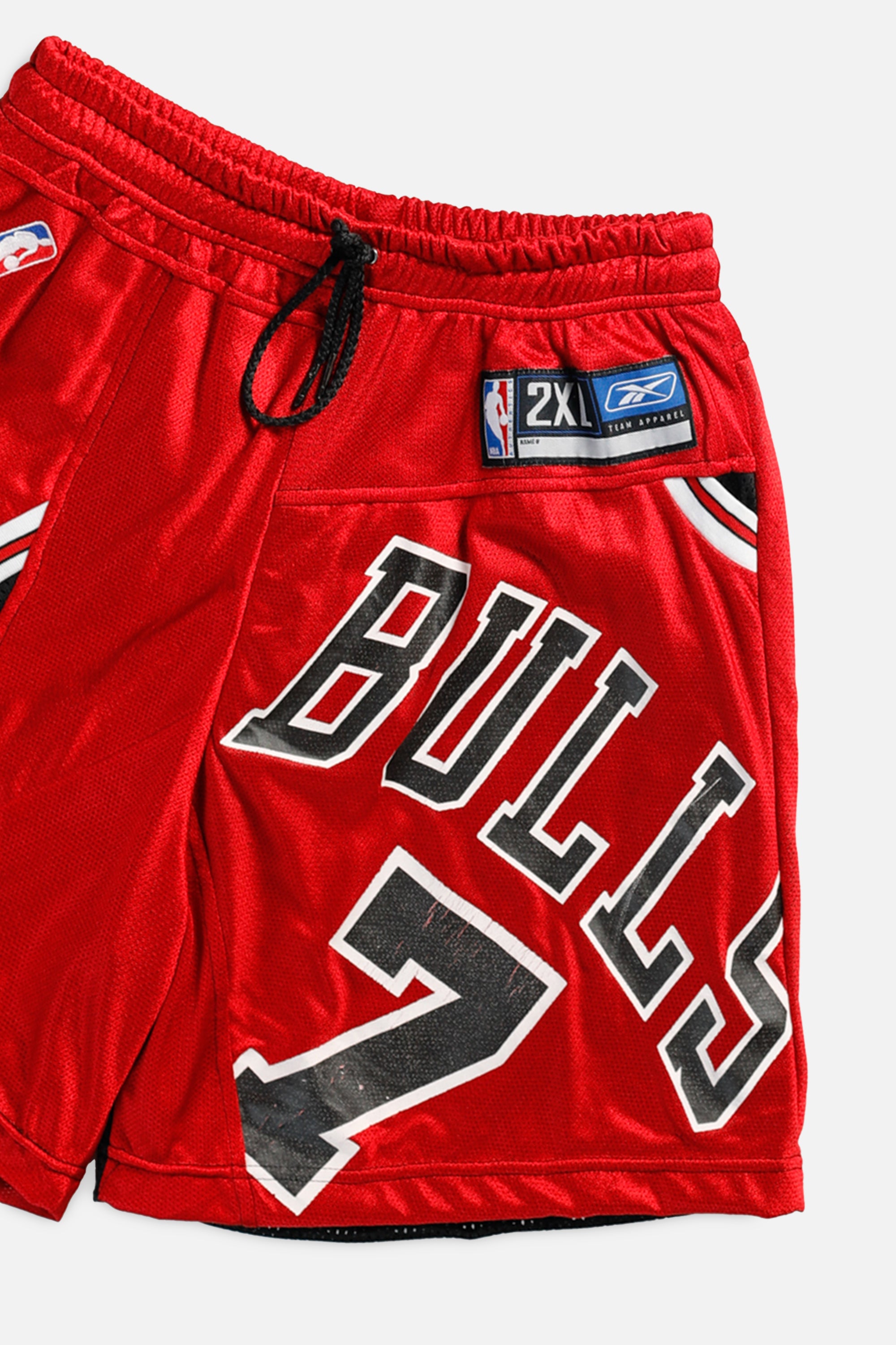 Unisex Rework Chicago Bulls NBA Jersey Shorts - S-BOTTOMS-NBA-Women's S - Men's XS-Frankie Collective Rare Vintage Streetwear Reworks