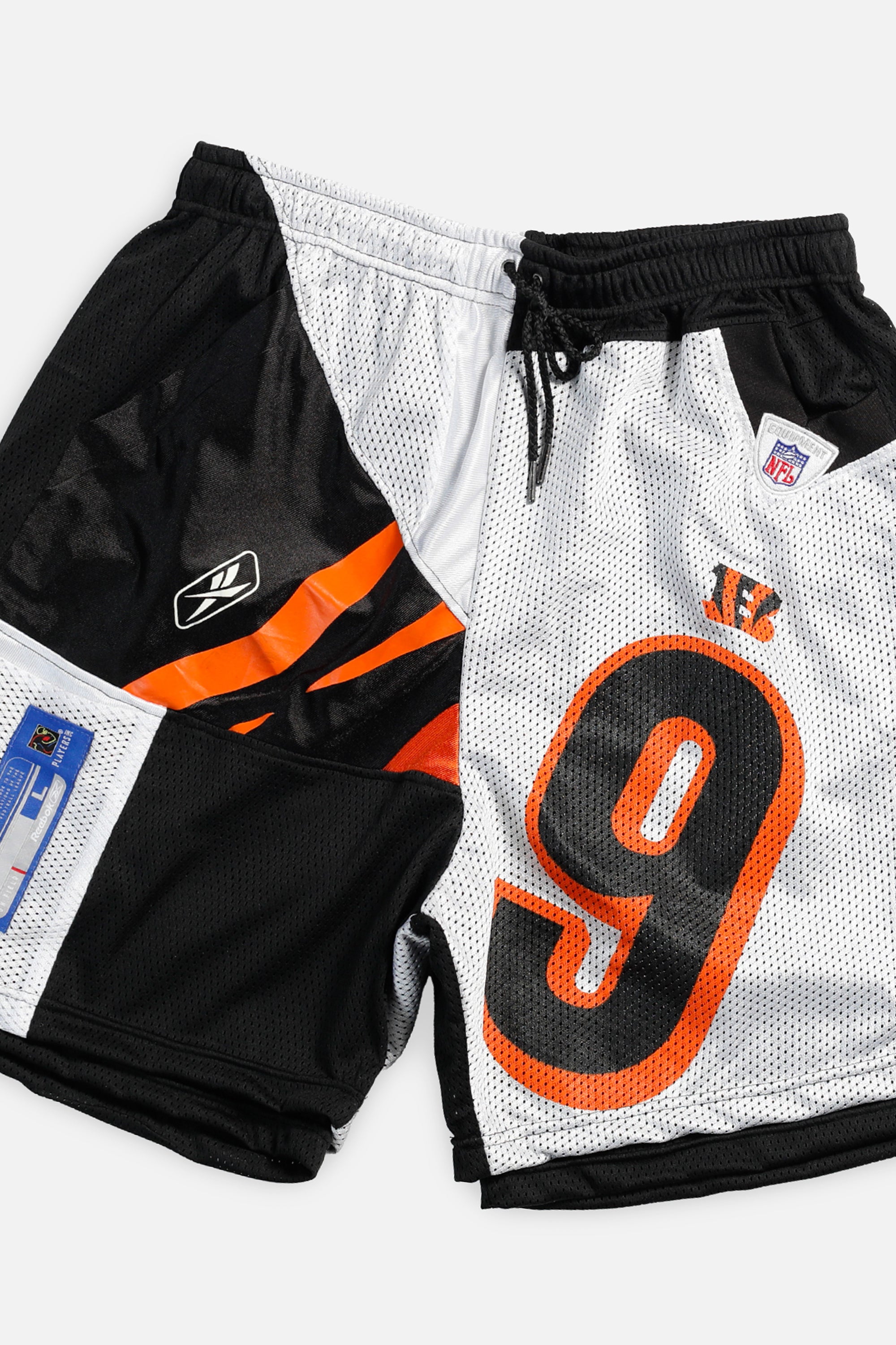 Unisex Rework Cincinnati Bengall Jersey Shorts - Women's M - Men's S-SHORTS-NFL-Frankie Collective