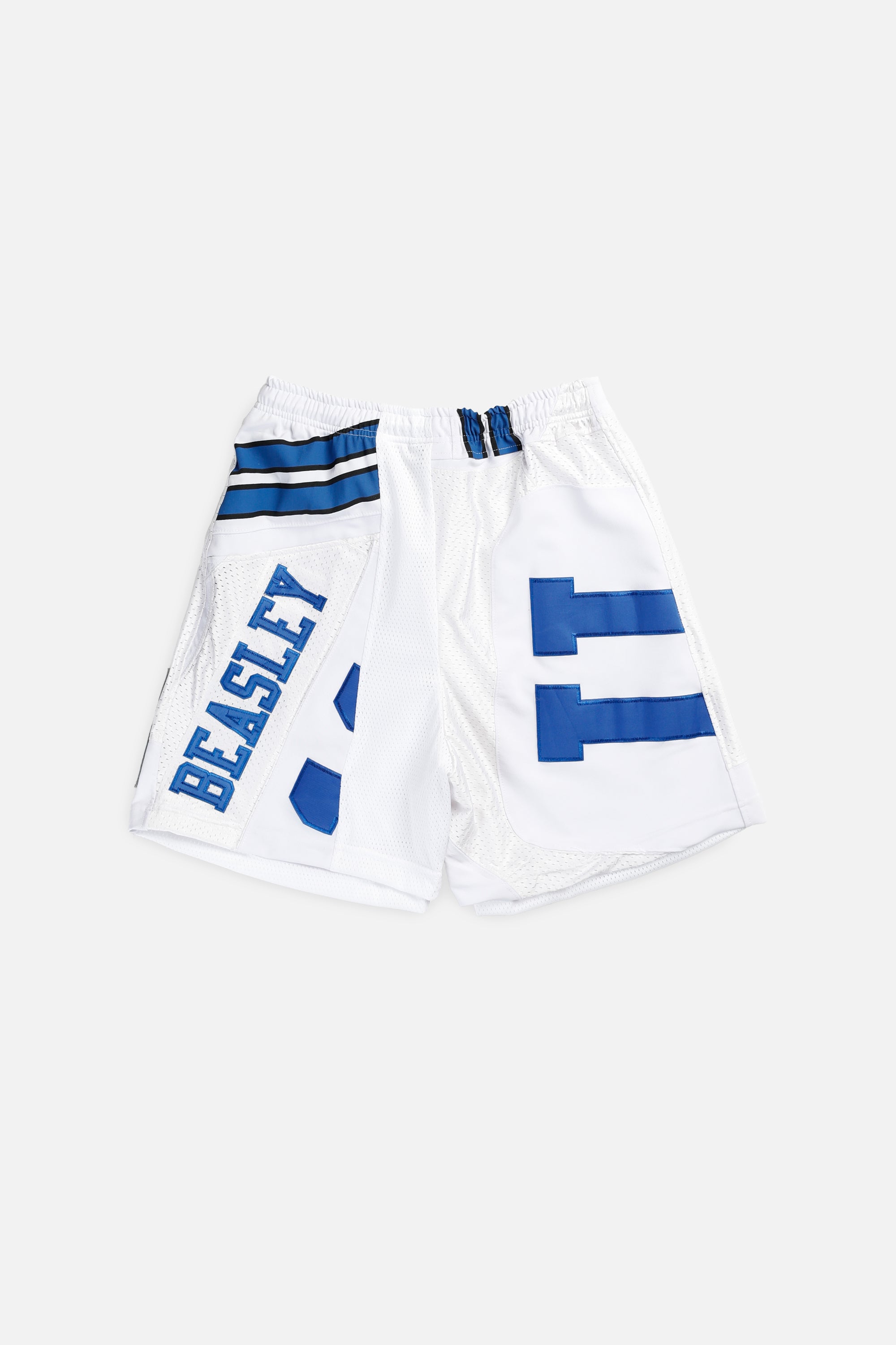 Unisex Rework Dallas Cowboys NFL Jersey Shorts - M-BOTTOMS-NFL-Women's M - Men's S-Frankie Collective Rare Vintage Streetwear Reworks