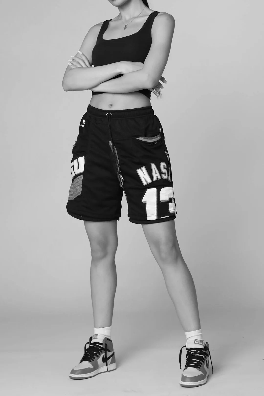 Unisex Rework Detroit Lions Jersey Shorts - Women's L - Men's M-SHORTS-NFL-Frankie Collective