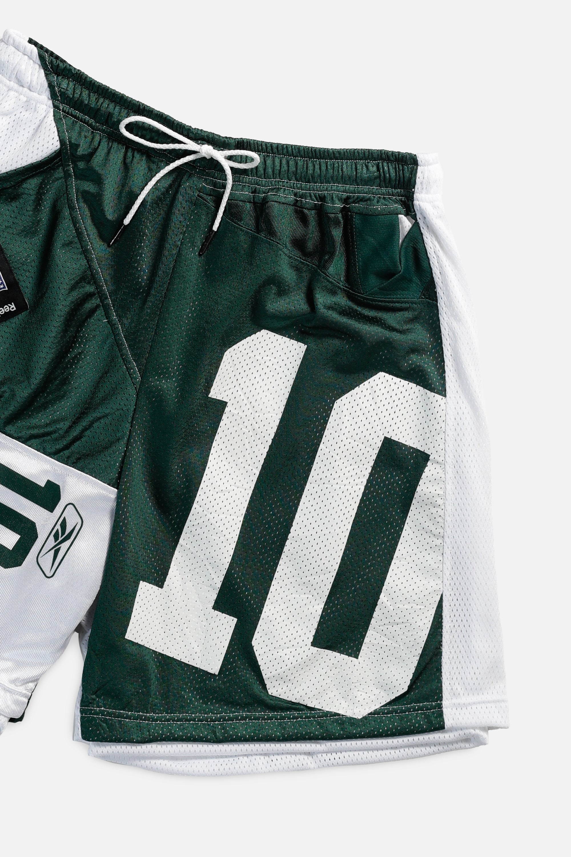 Unisex Rework NY Jets Jersey Shorts - Women's L - Men's M-SHORTS-NFL-Frankie Collective