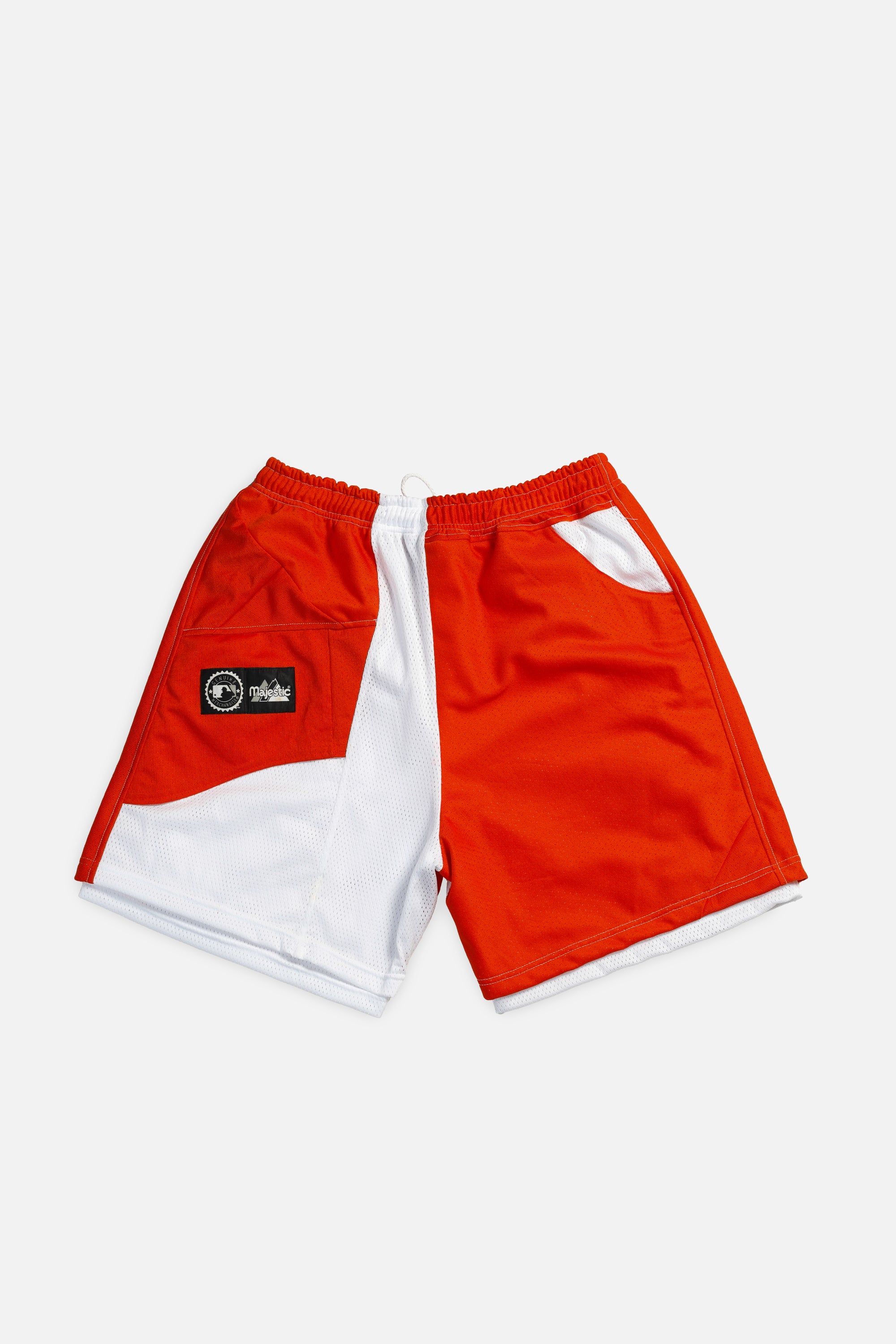 Unisex Rework NY Yankees Jersey Shorts - Women's XL - Men's L-SHORTS-MLB-Frankie Collective