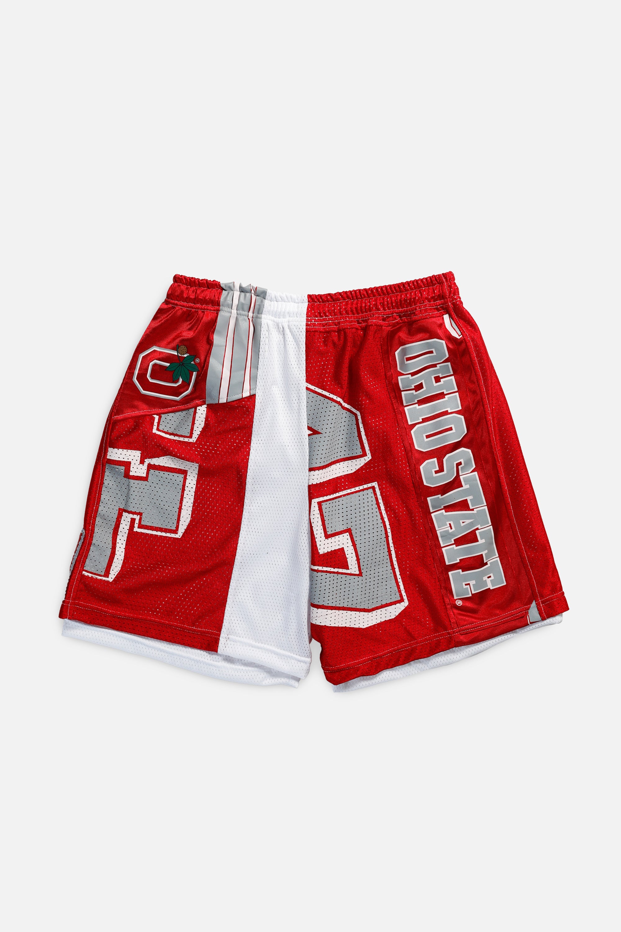 Unisex Rework Ohio State Buckeys Jersey Shorts - Women's L - Men's M-SHORTS-NCAA-Frankie Collective