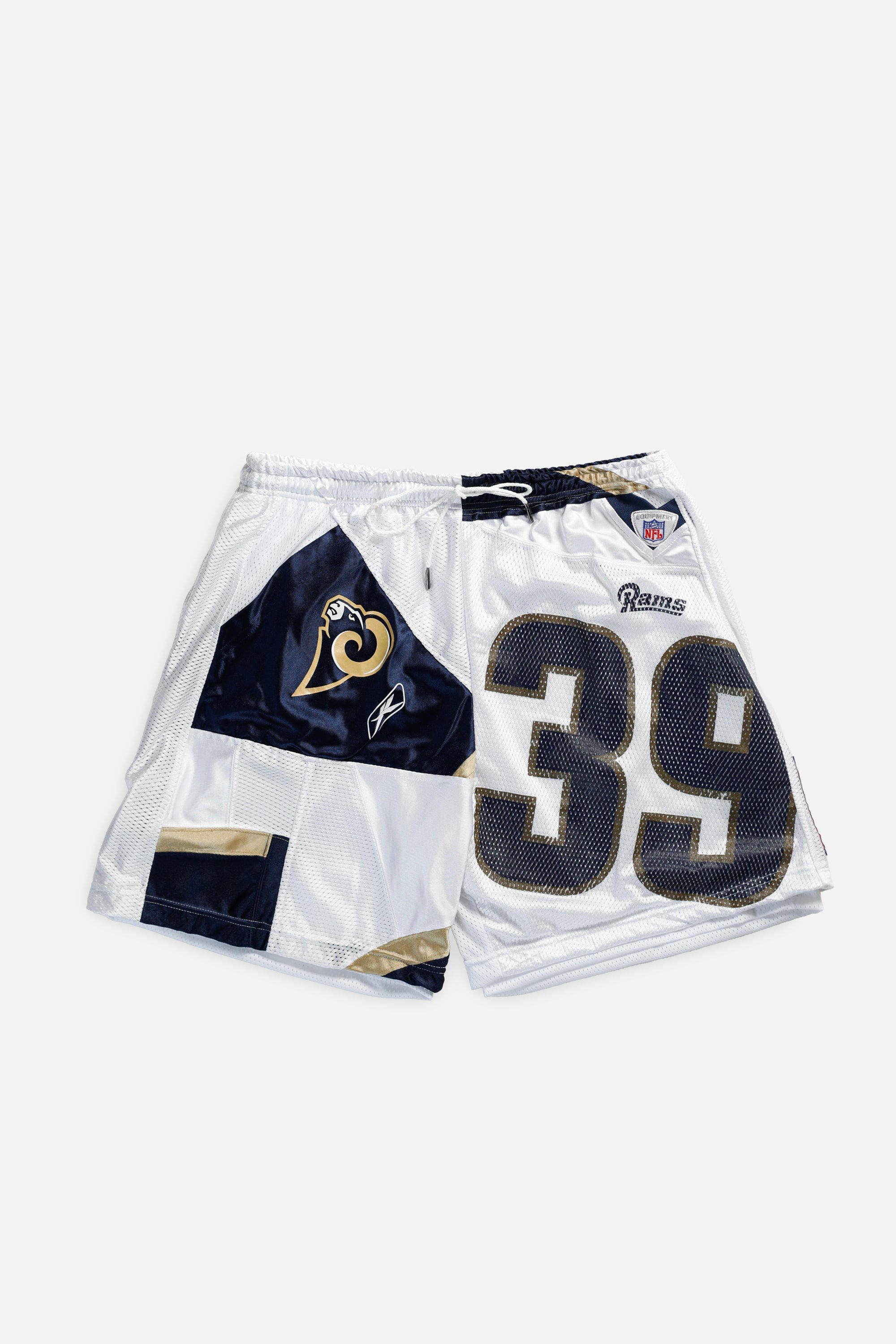 Unisex Rework Rams Jersey Shorts - Women's XL - Men's L-SHORTS-NFL-Frankie Collective
