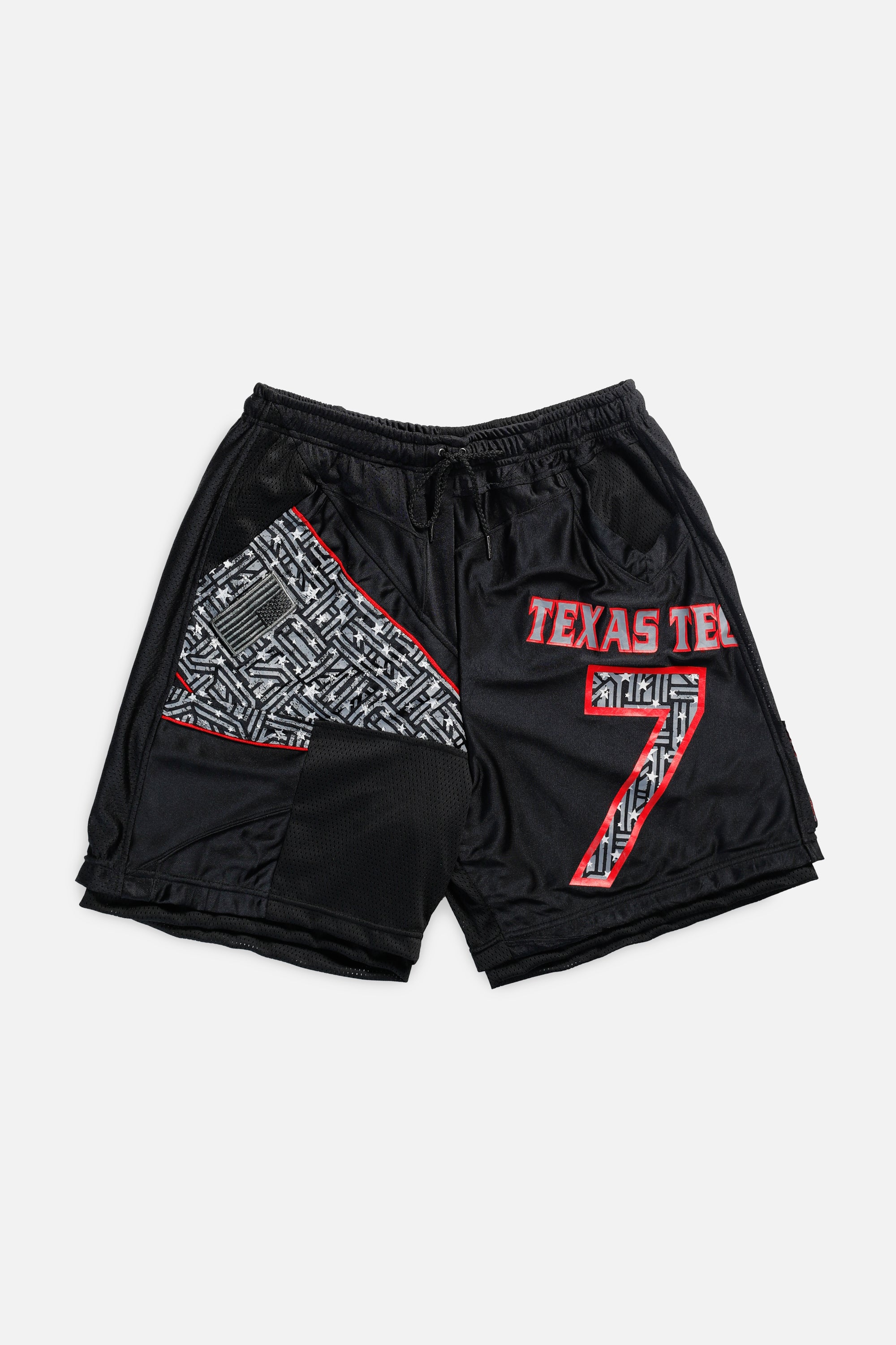 Unisex Rework Texas Tech Jersey Shorts - Women's L - Men's M-SHORTS-NFL-Frankie Collective