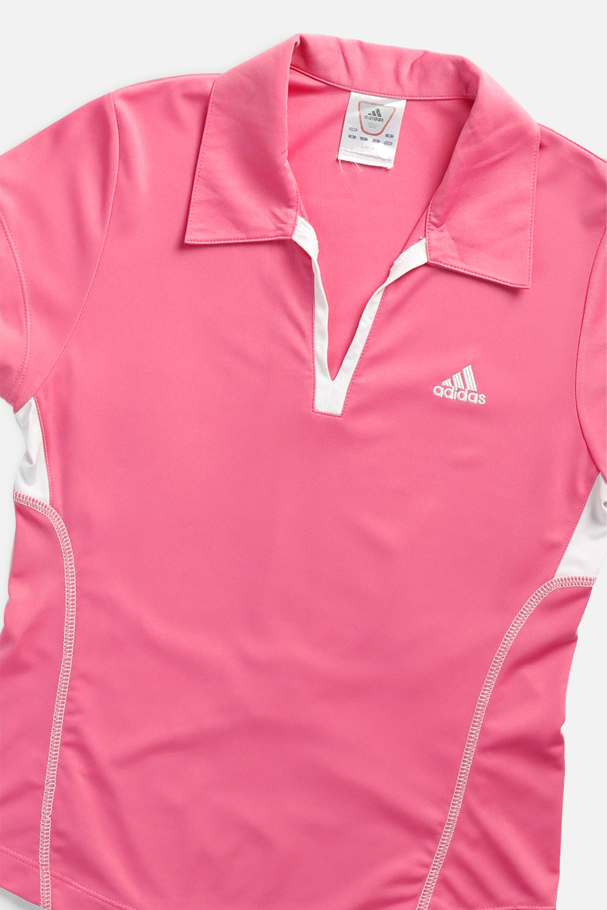 Vintage Adidas Collared Tee - Women's M-TSHIRTS-Adidas-Women's M-Frankie Collective Rare Vintage Streetwear Reworks