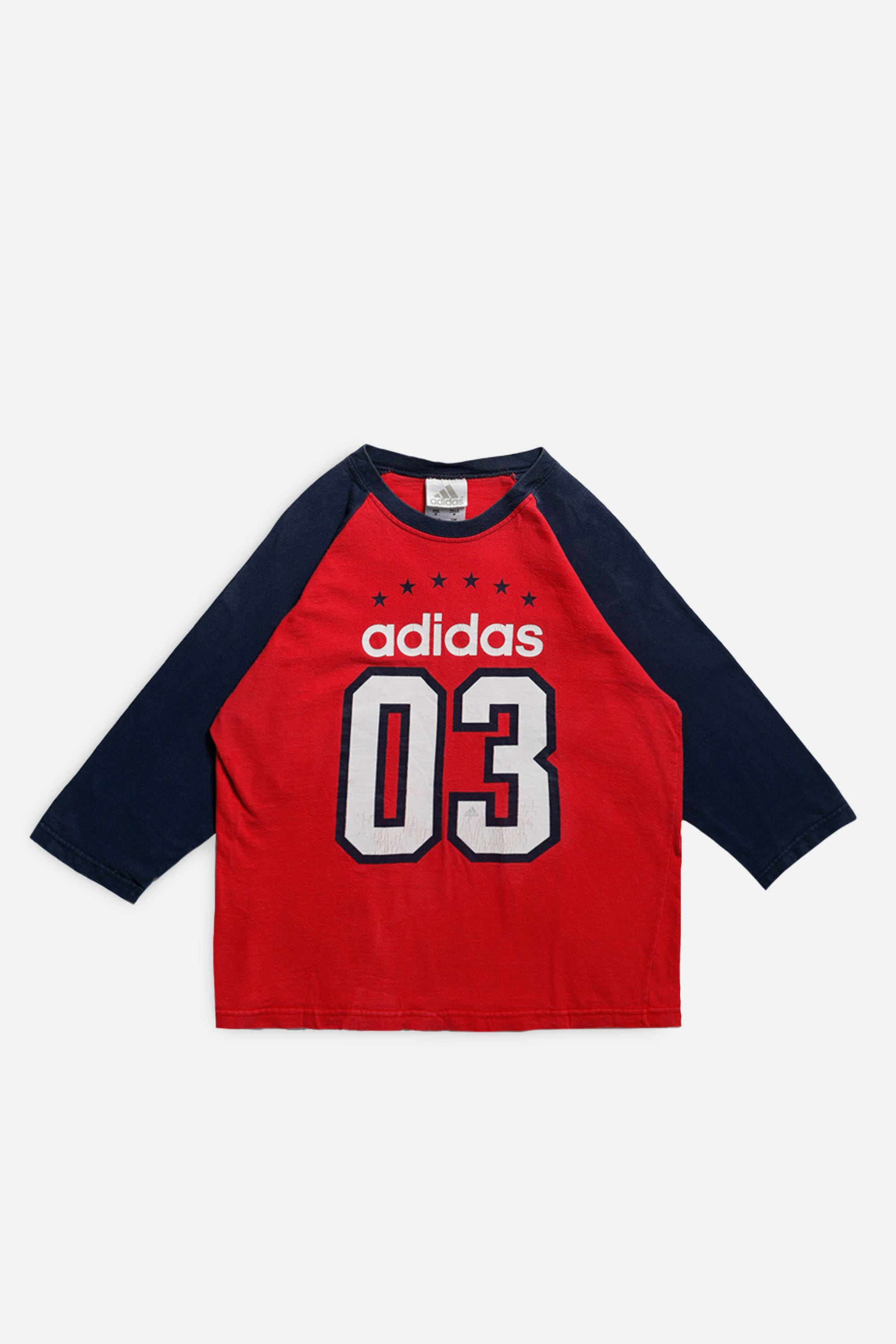 Vintage Adidas Half Sleeve Tee - Women's M-SWEATERS-Adidas-Women's M-Frankie Collective Rare Vintage Streetwear Reworks