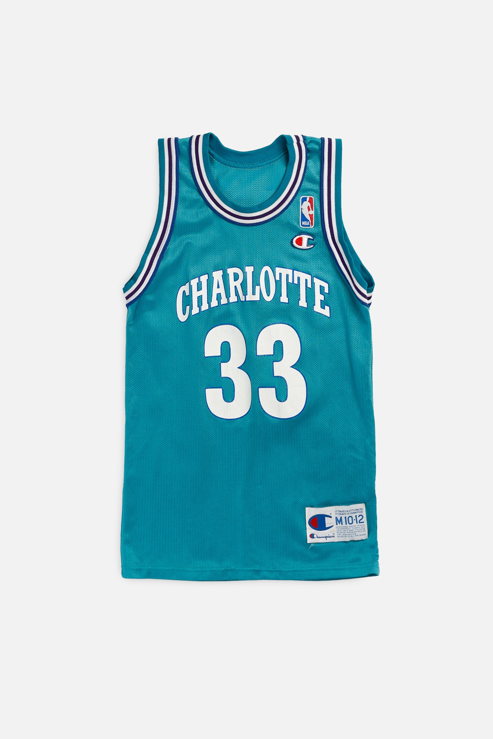 Vintage Charlotte Hornets NBA Jersey - Women's XXS-JERSEYS-NBA-Women's XXS-Frankie Collective Rare Vintage Streetwear Reworks
