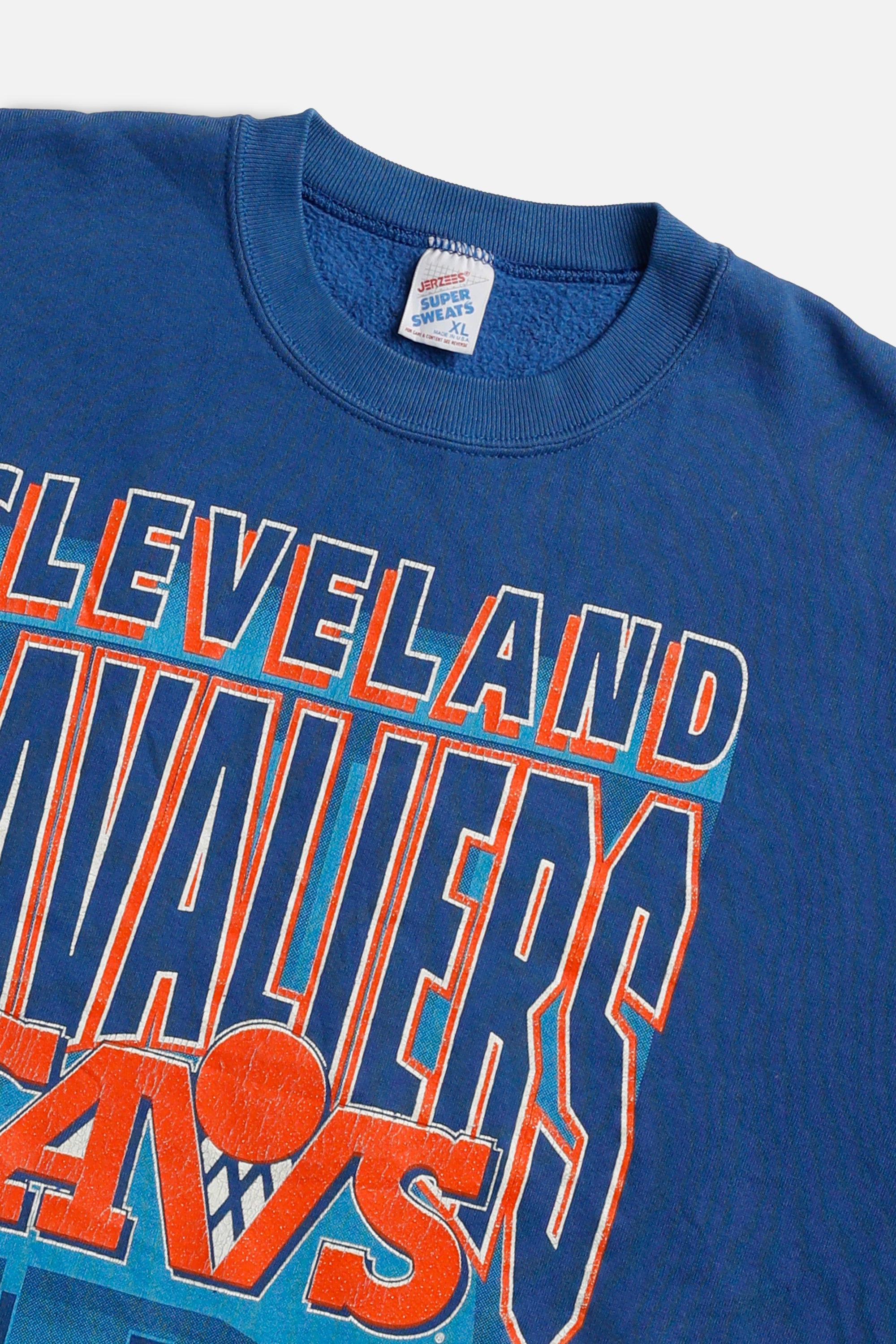 Vintage Cleveland Cavaliers NBA Cut Off Sweatshirt - XL-SWEATERS-NBA-XL-Frankie Collective Rare Vintage Streetwear Reworks