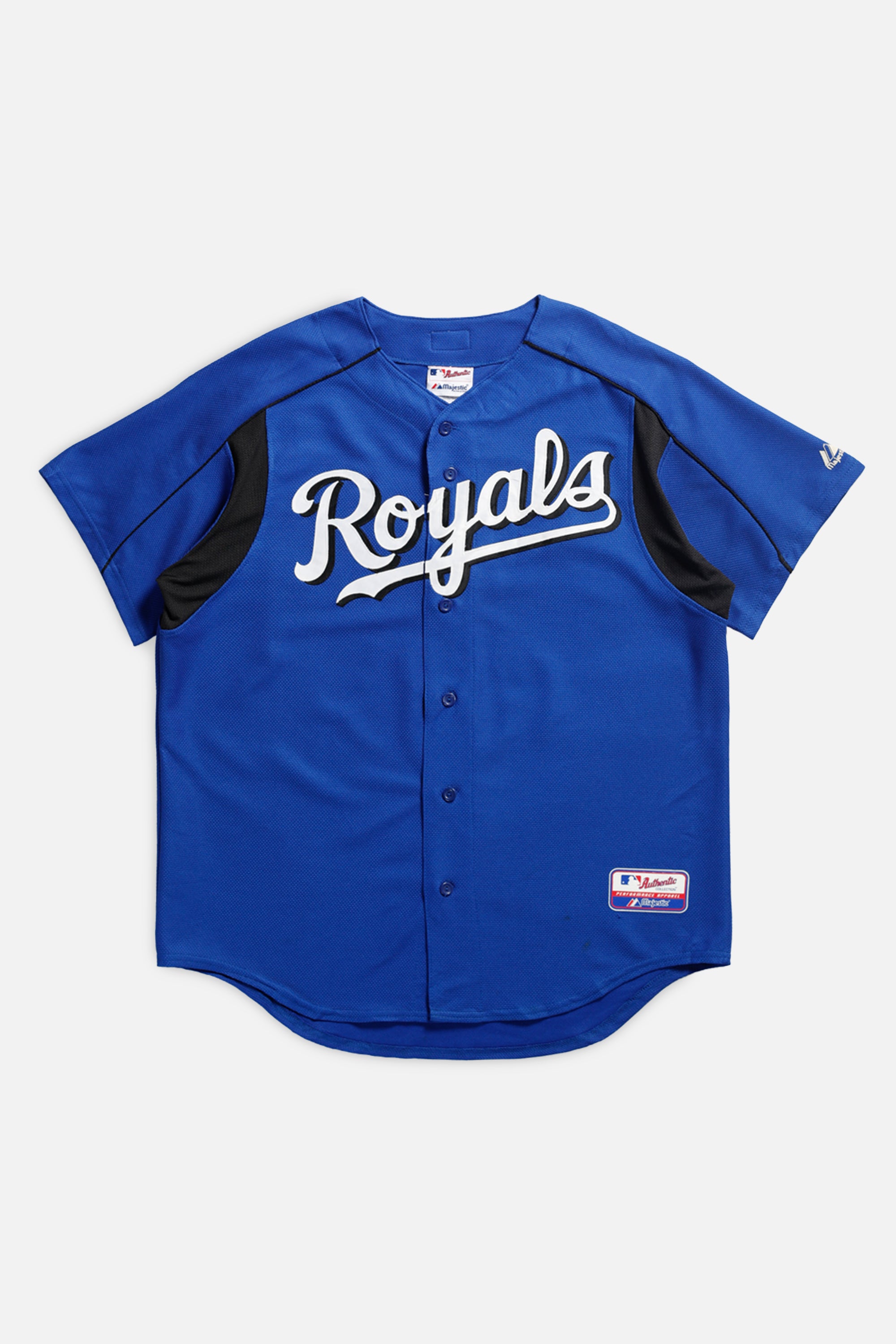Vintage Kansas City Royals MLB Jersey - L-JERSEYS-MLB-L-Frankie Collective Rare Vintage Streetwear Reworks