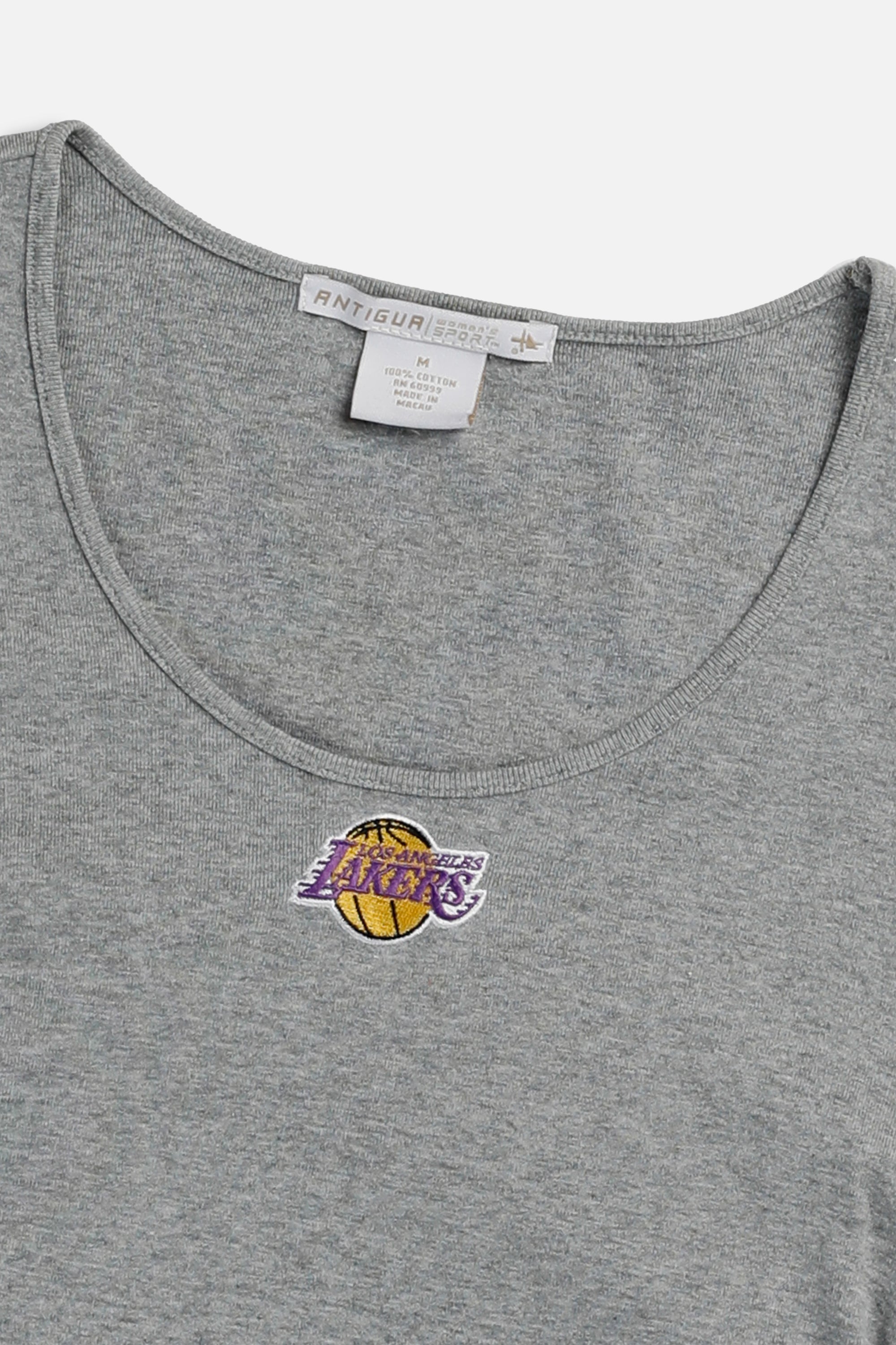 Vintage LA Lakers NBA 3/4 Sleeve Tee - Women's M-TSHIRTS-NBA-Women's M-Frankie Collective Rare Vintage Streetwear Reworks