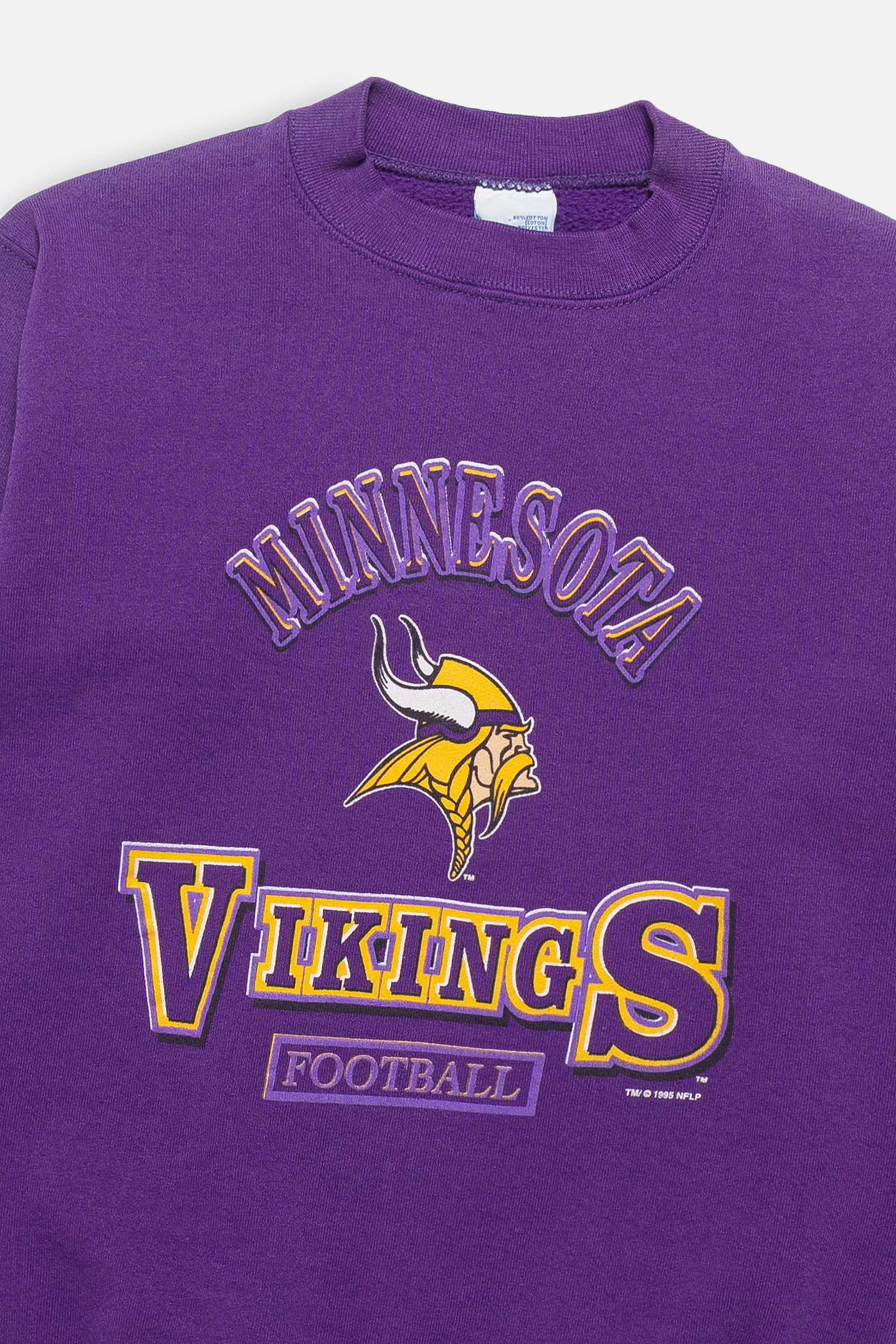 Vintage Minnesota Vikings Sweatshirt - S-SWEATERS-NFL-Frankie Collective