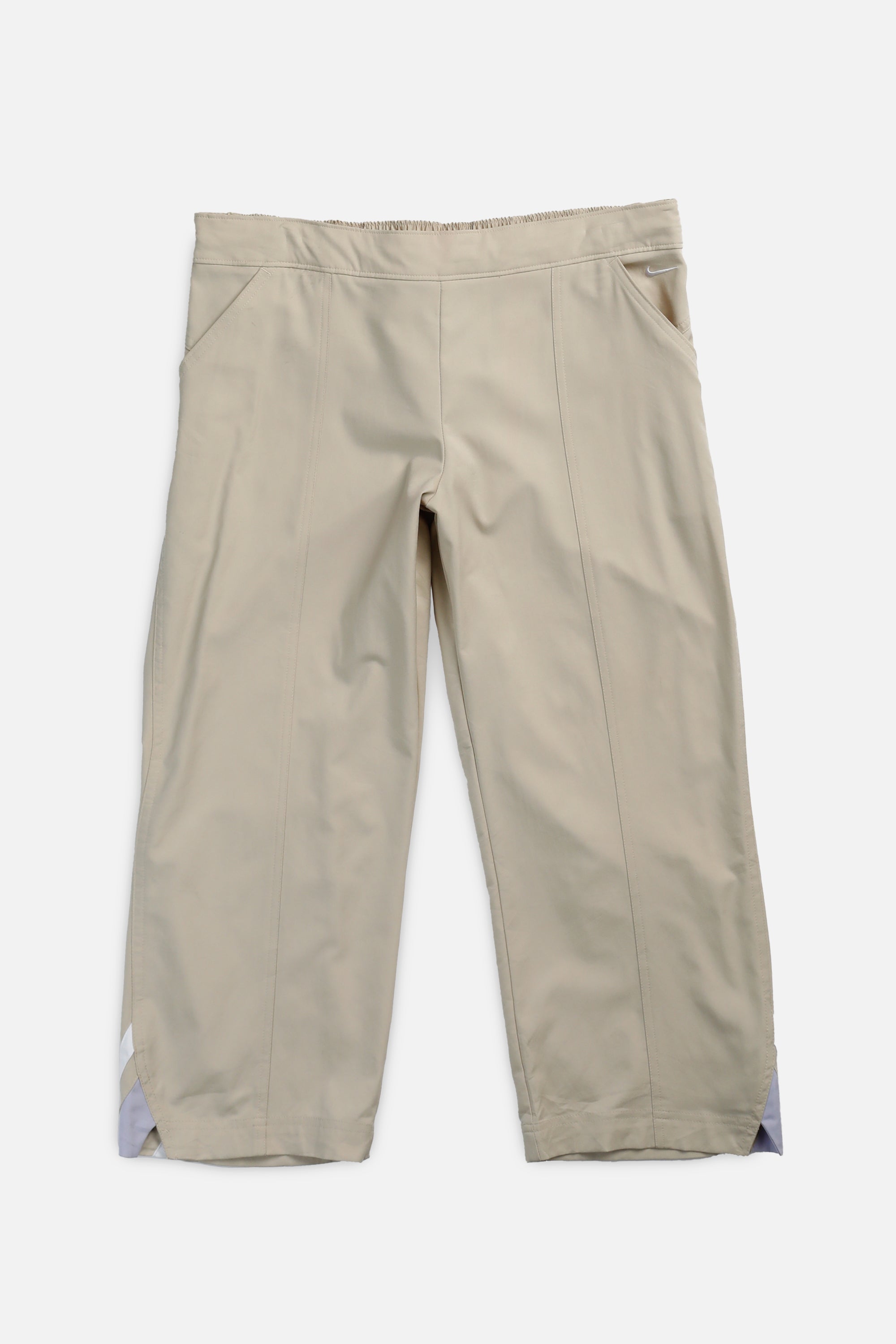 Vintage Nike Capri Windbreaker Pants - Women's L-BOTTOMS-Nike-Women's L-Frankie Collective Rare Vintage Streetwear Reworks